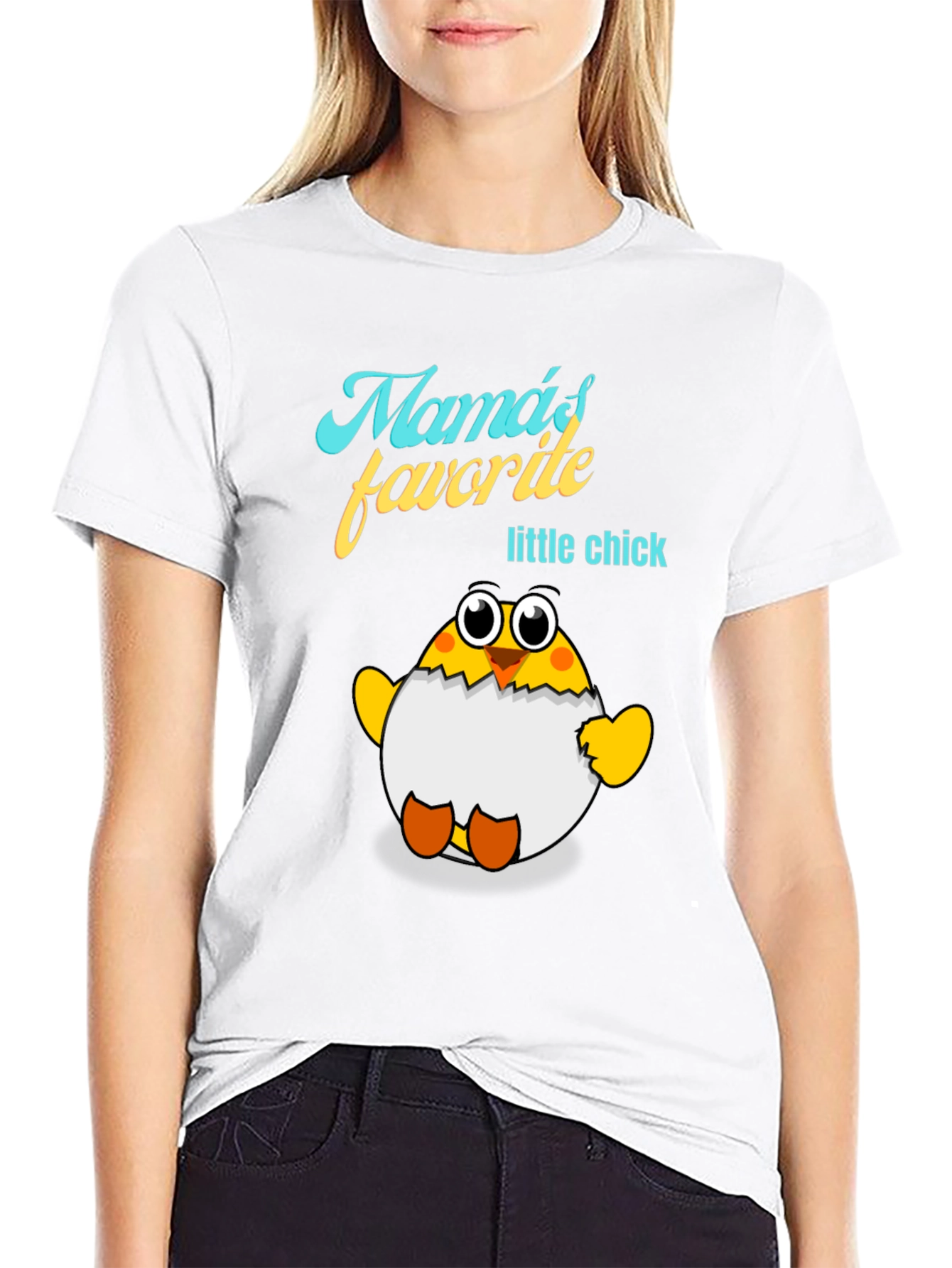 Black Mama's Favorite Little Chick T-Shirt view 9