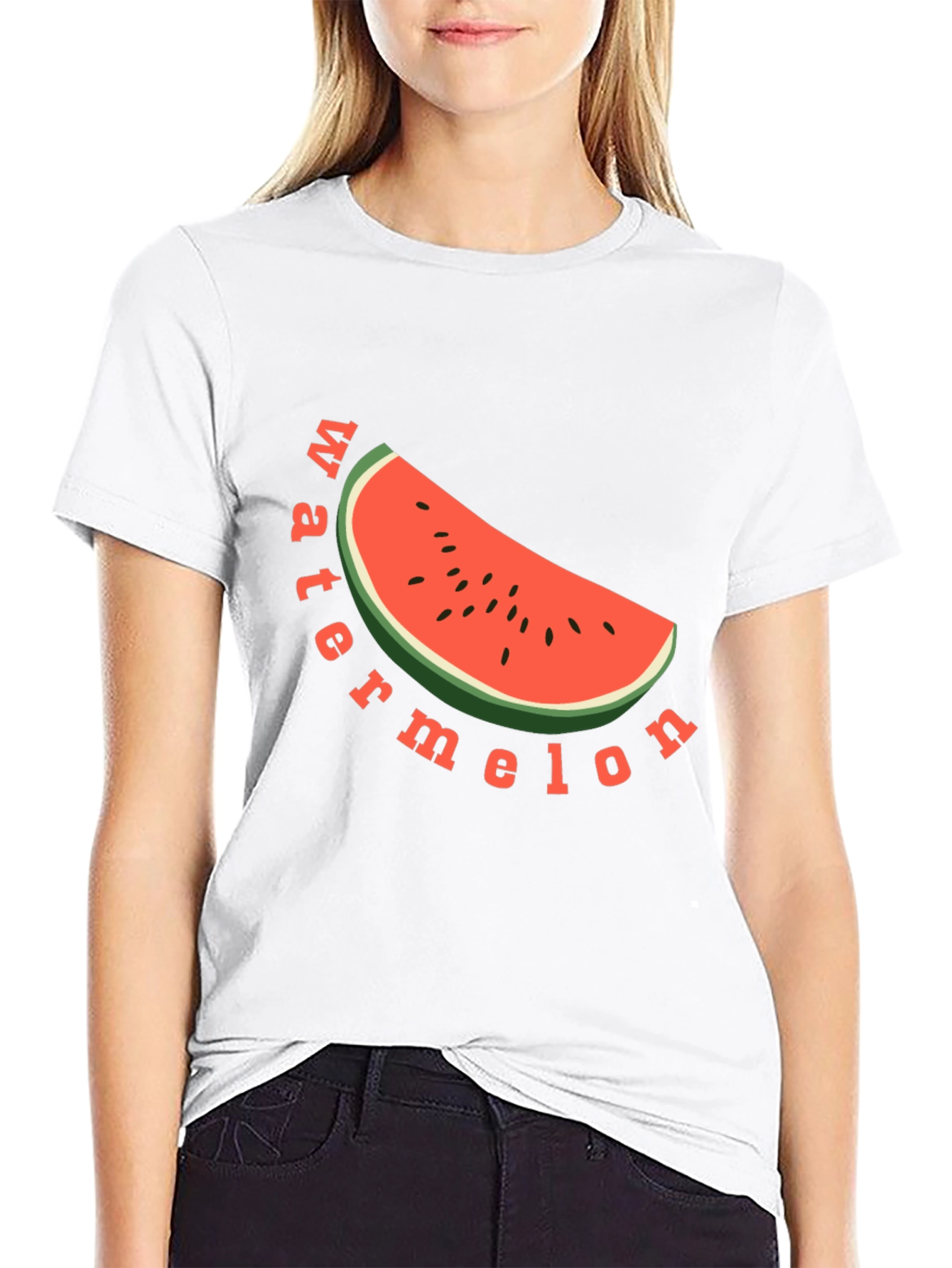 Black Watermelon Graphic Tee - Black view 9