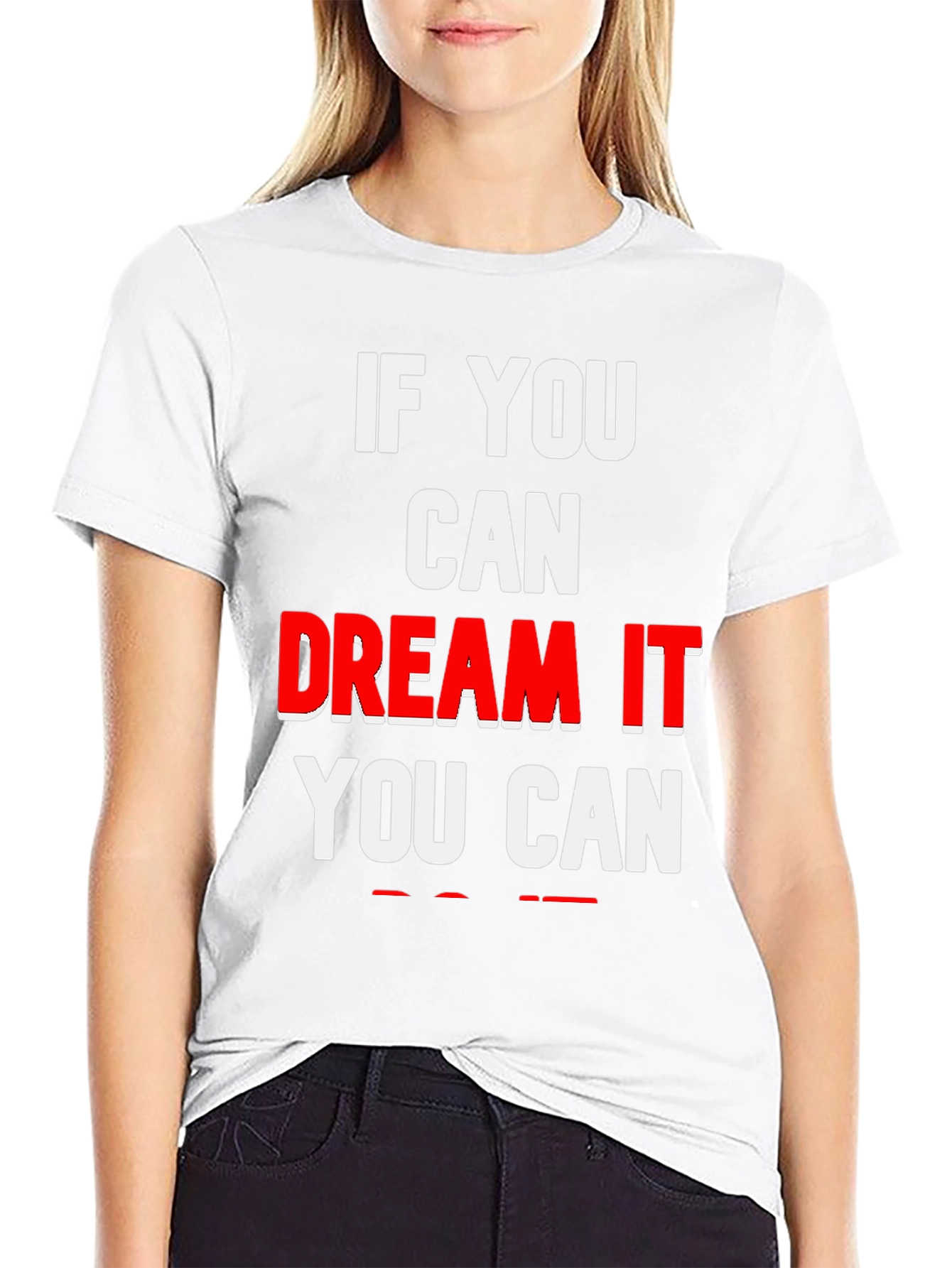 Black Dream It Graphic Tee view 9