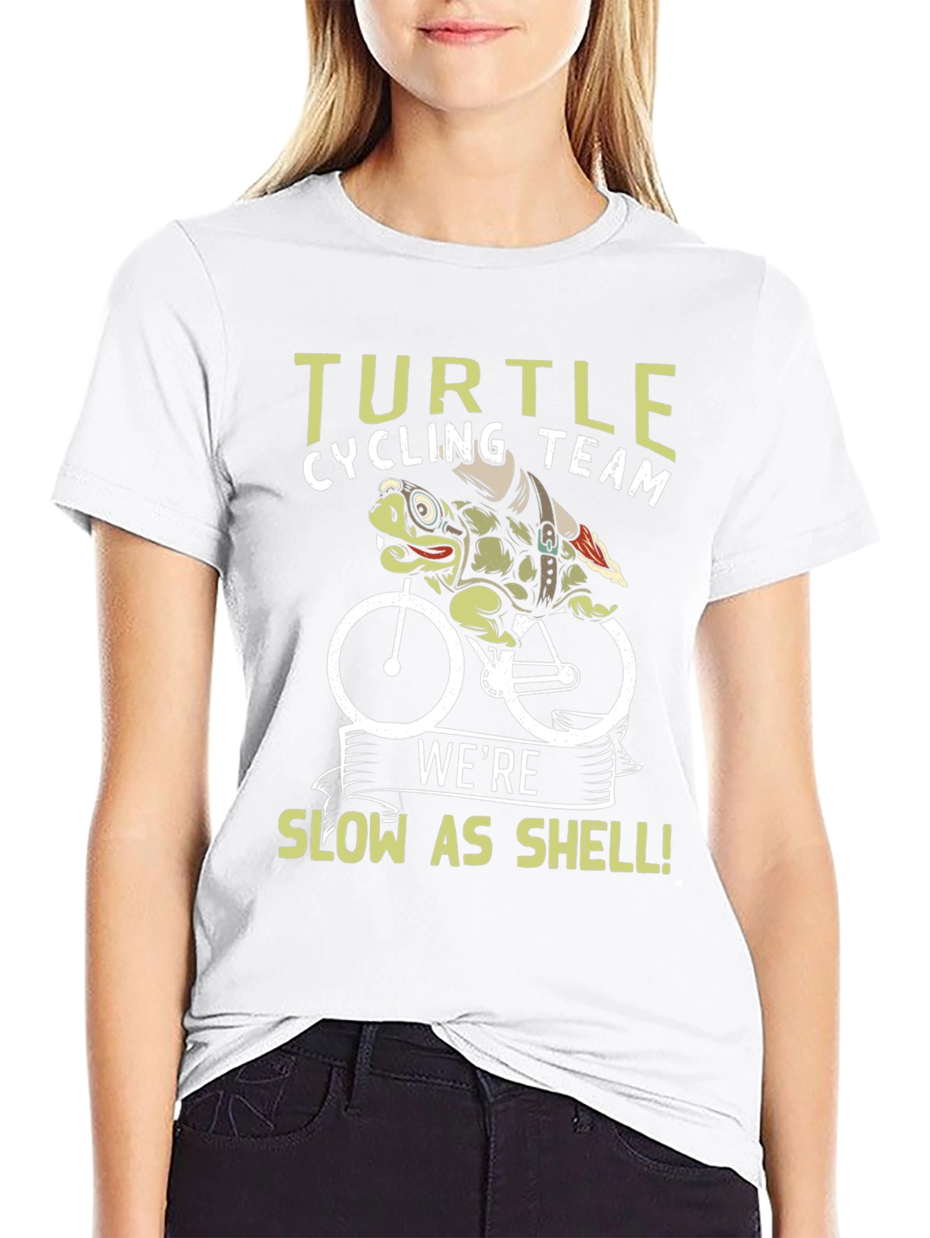 Black Turtle Cycling Team T-Shirt - Slow As Shell! view 9