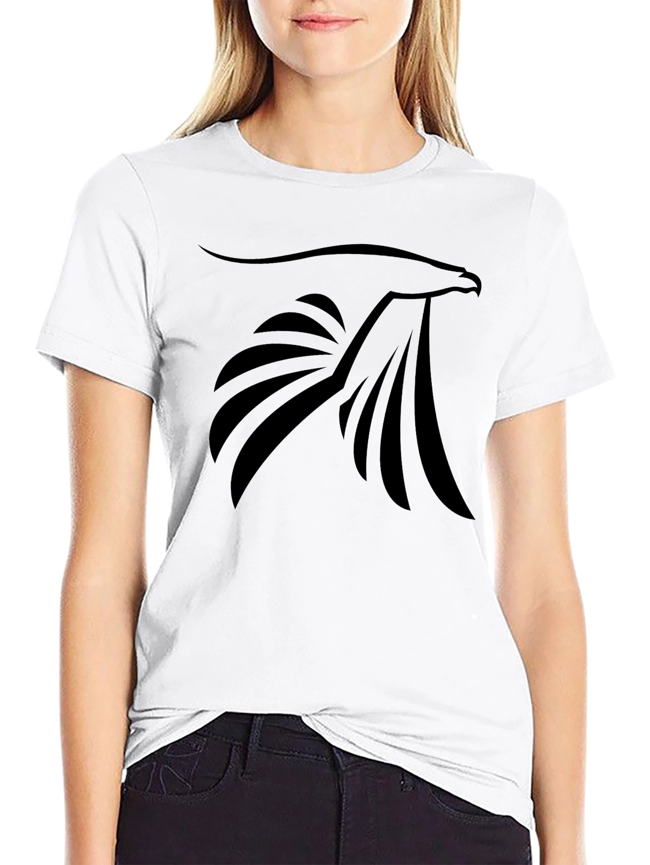 Black Black Eagle Graphic T-Shirt - Stylish and Unique Design view 9