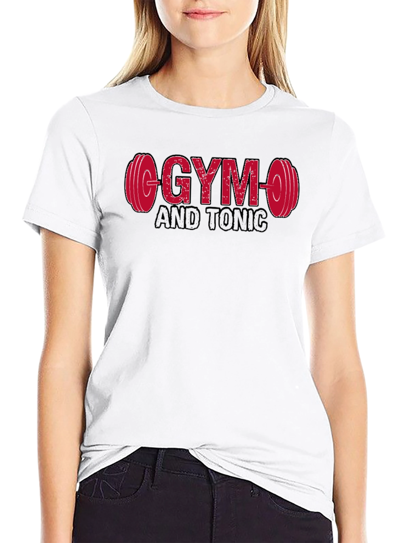 Black Gym and Tonic Graphic T-Shirt - Black view 9