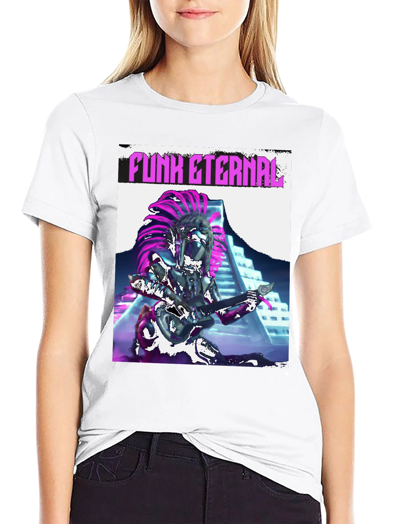 Black Funk Eternal T-Shirt - Stylish Graphic Tee view 9