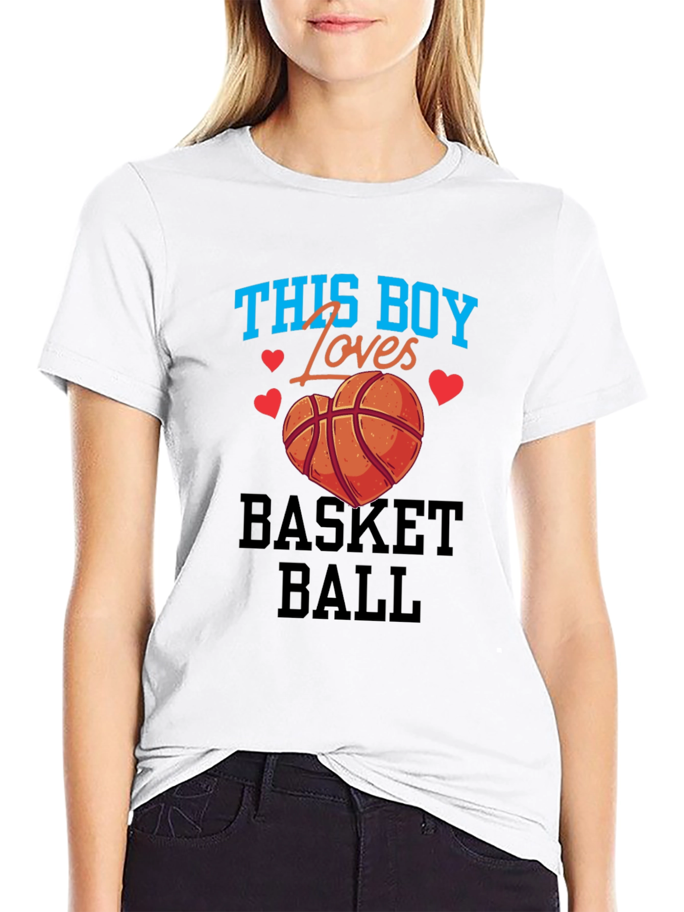 Black Basketball Lover T-Shirt view 9