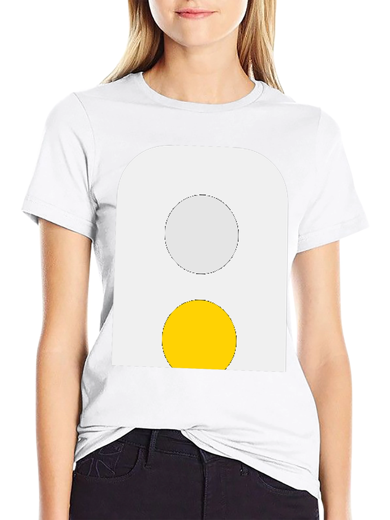 Black Egg Graphic Tee - Black Cotton Shirt view 9