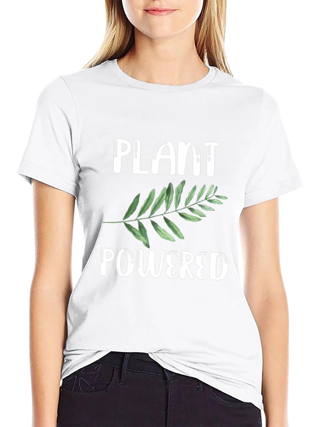 Plant Powered Graphic Tee - Vegan Friendly - 9