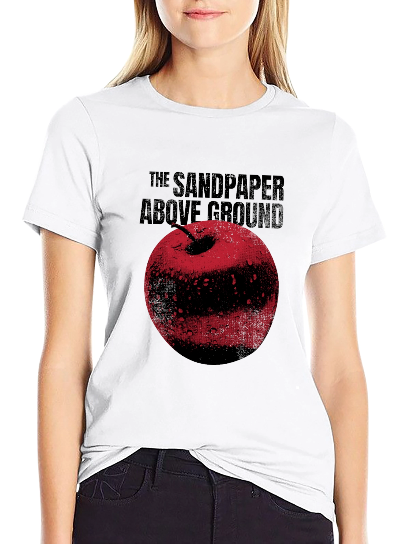 Black The Sandpaper Above Ground Graphic T-Shirt view 9