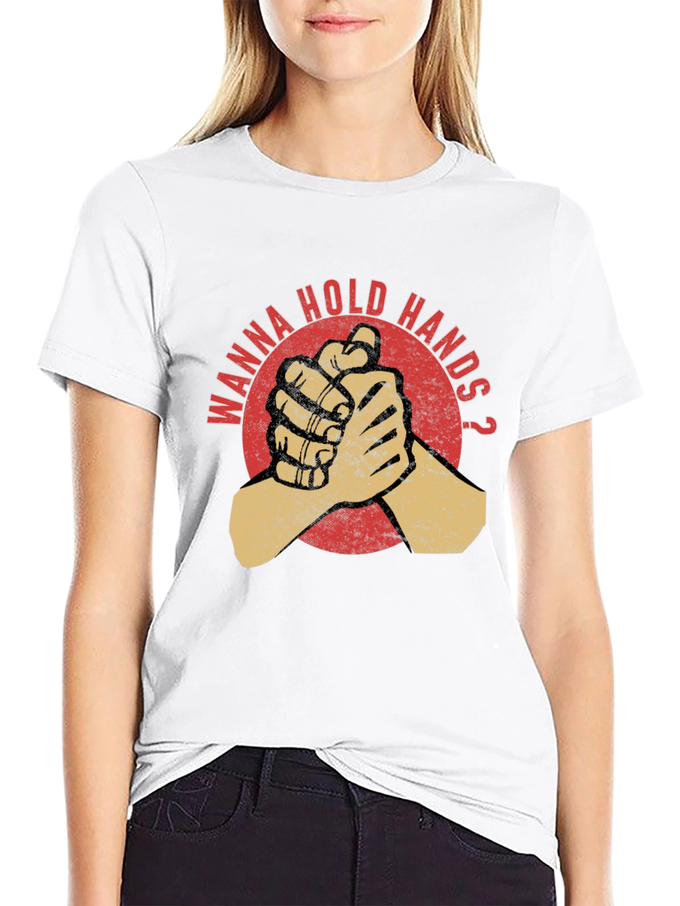 Wanna Hold Hands Graphic T-Shirt - 9
