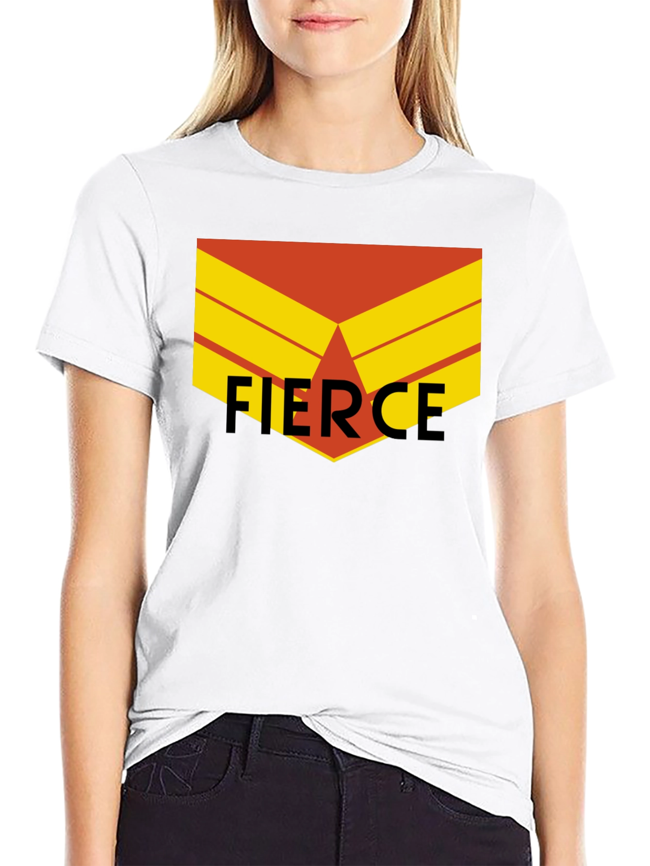 Black Fierce Graphic Tee - Bold Statement Shirt view 9
