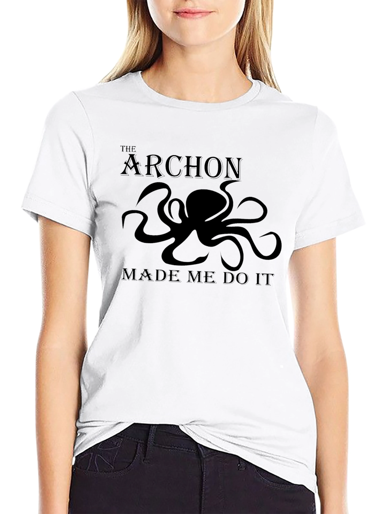 Black The Archon Made Me Do It Graphic Tee view 9