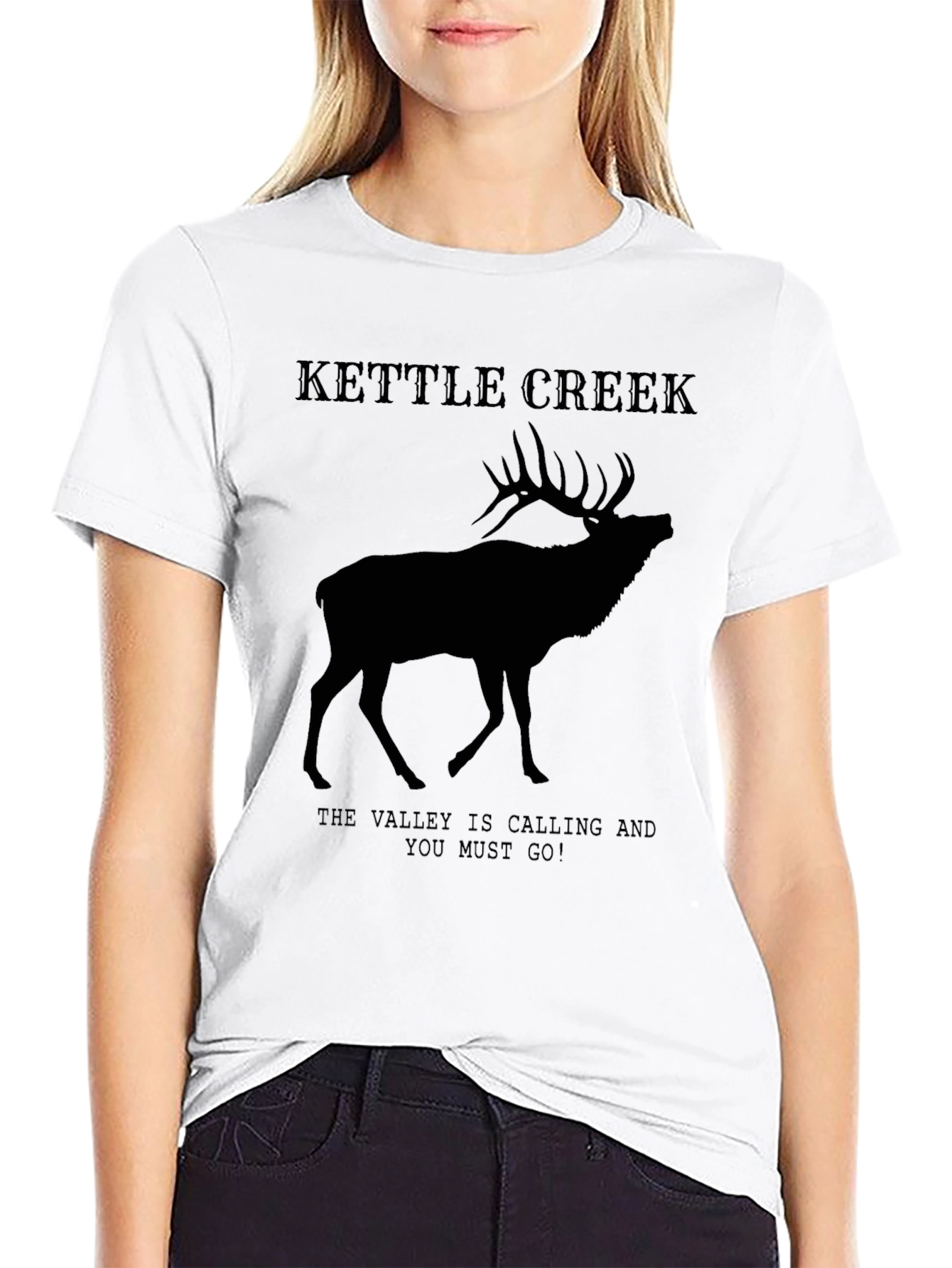 Black Kettle Creek Elk Graphic T-Shirt view 9