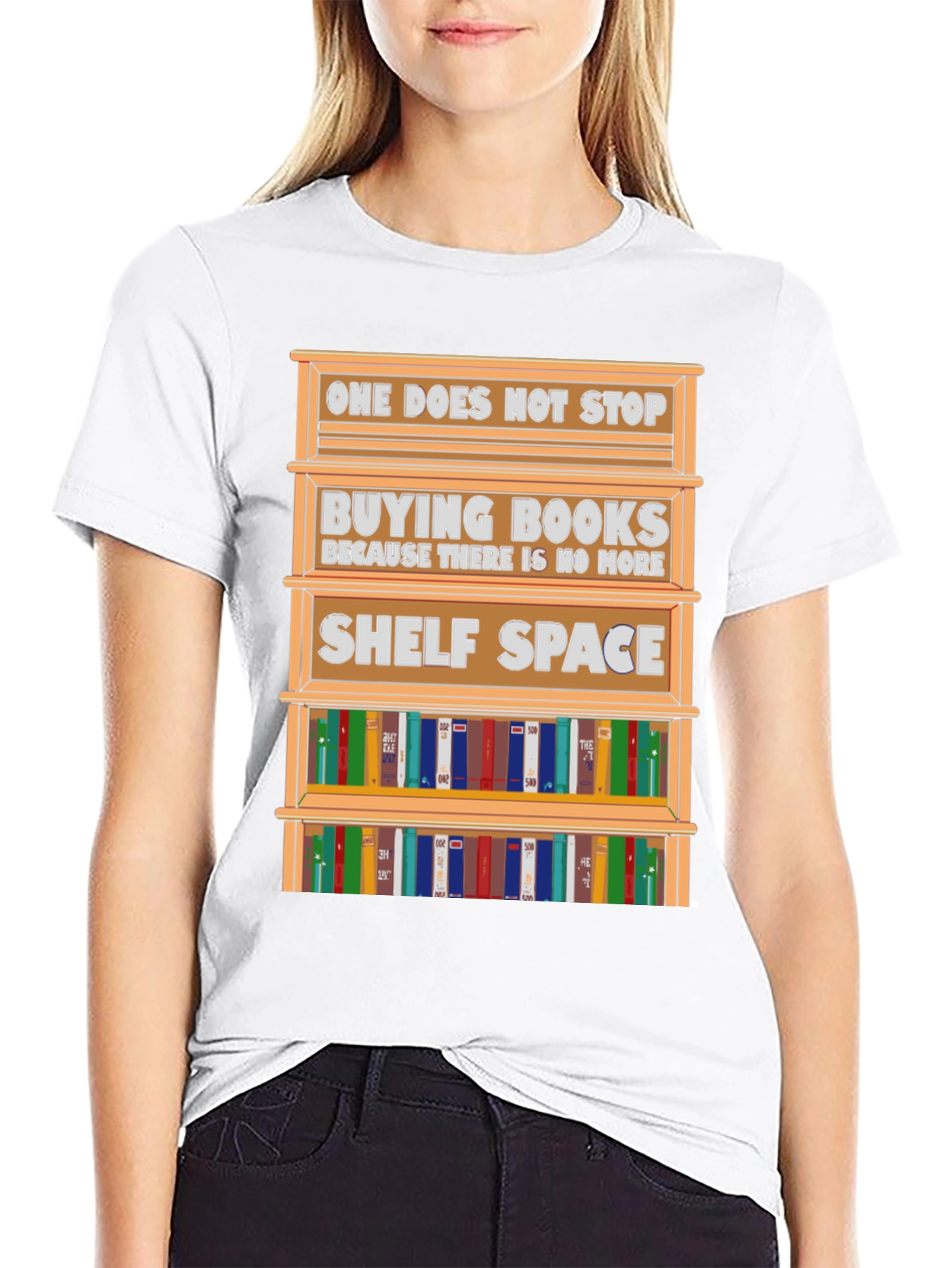 Black Book Lover T-Shirt: One Does Not Stop Buying view 9