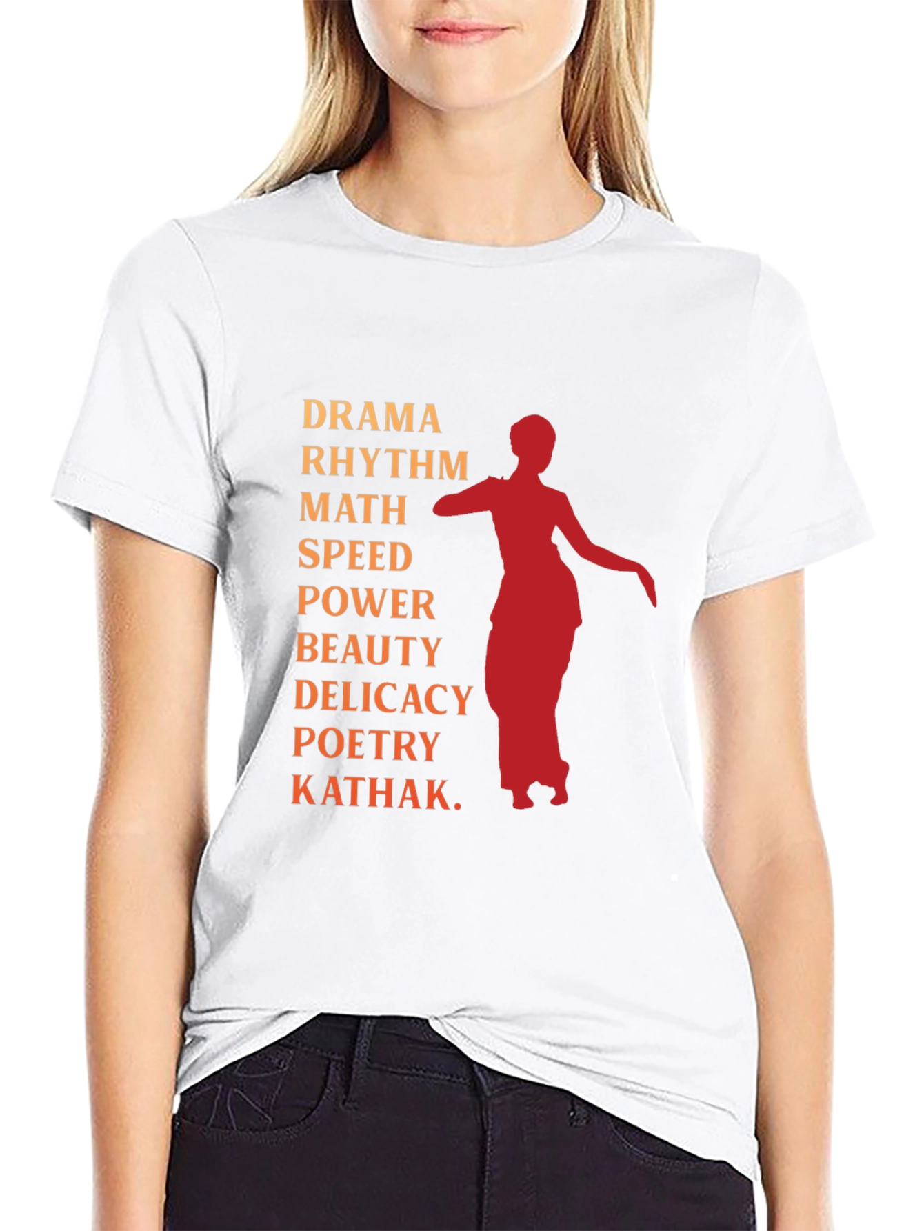 Black Drama Kathak Graphic Tee view 9