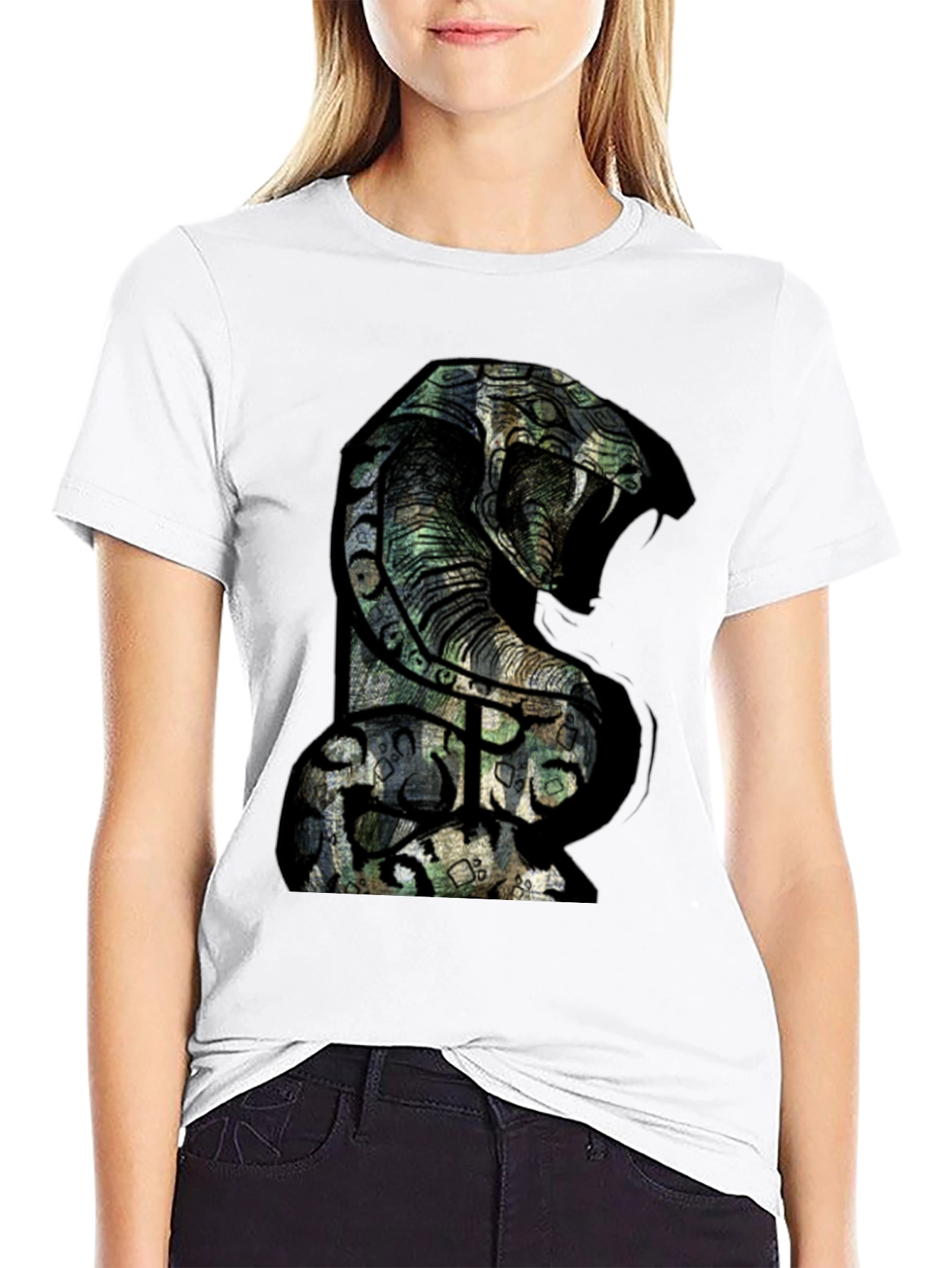 Men's Cobra Graphic T-Shirt - Bold Snake Design - 9