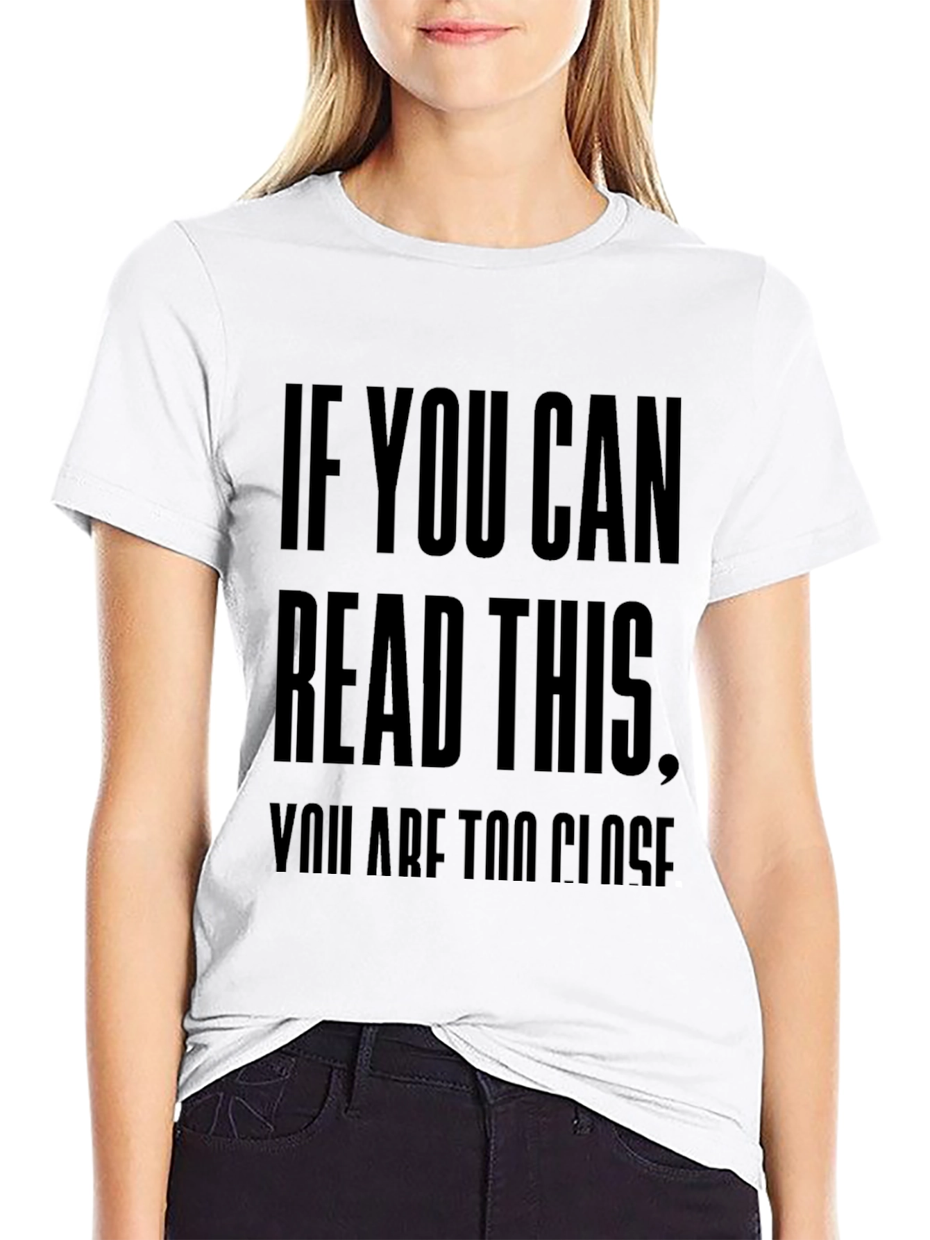 Funny Social Distance T-Shirt - 'If You Can Read This' - 9