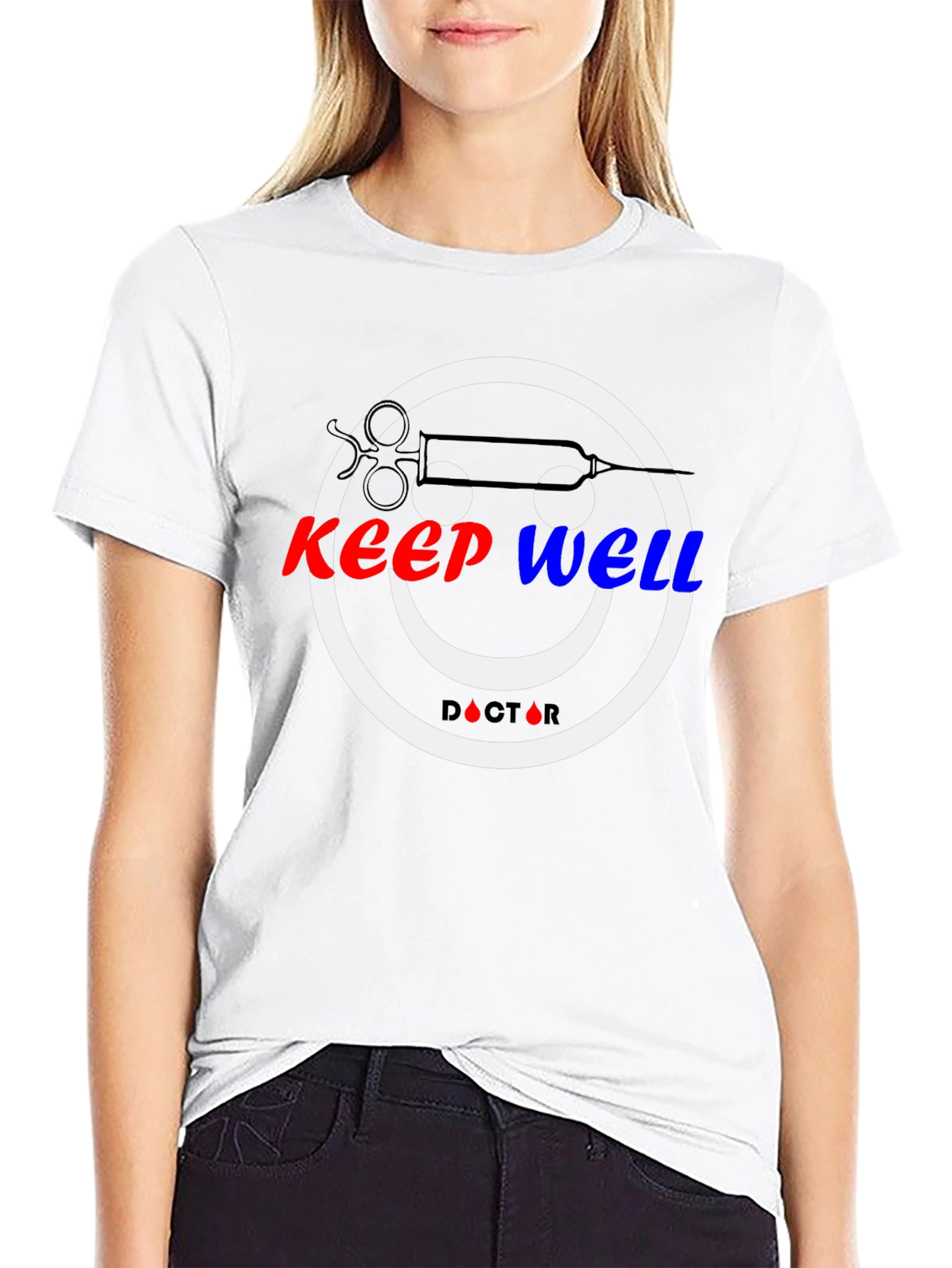 Black Keep Well Doctor T-Shirt view 9
