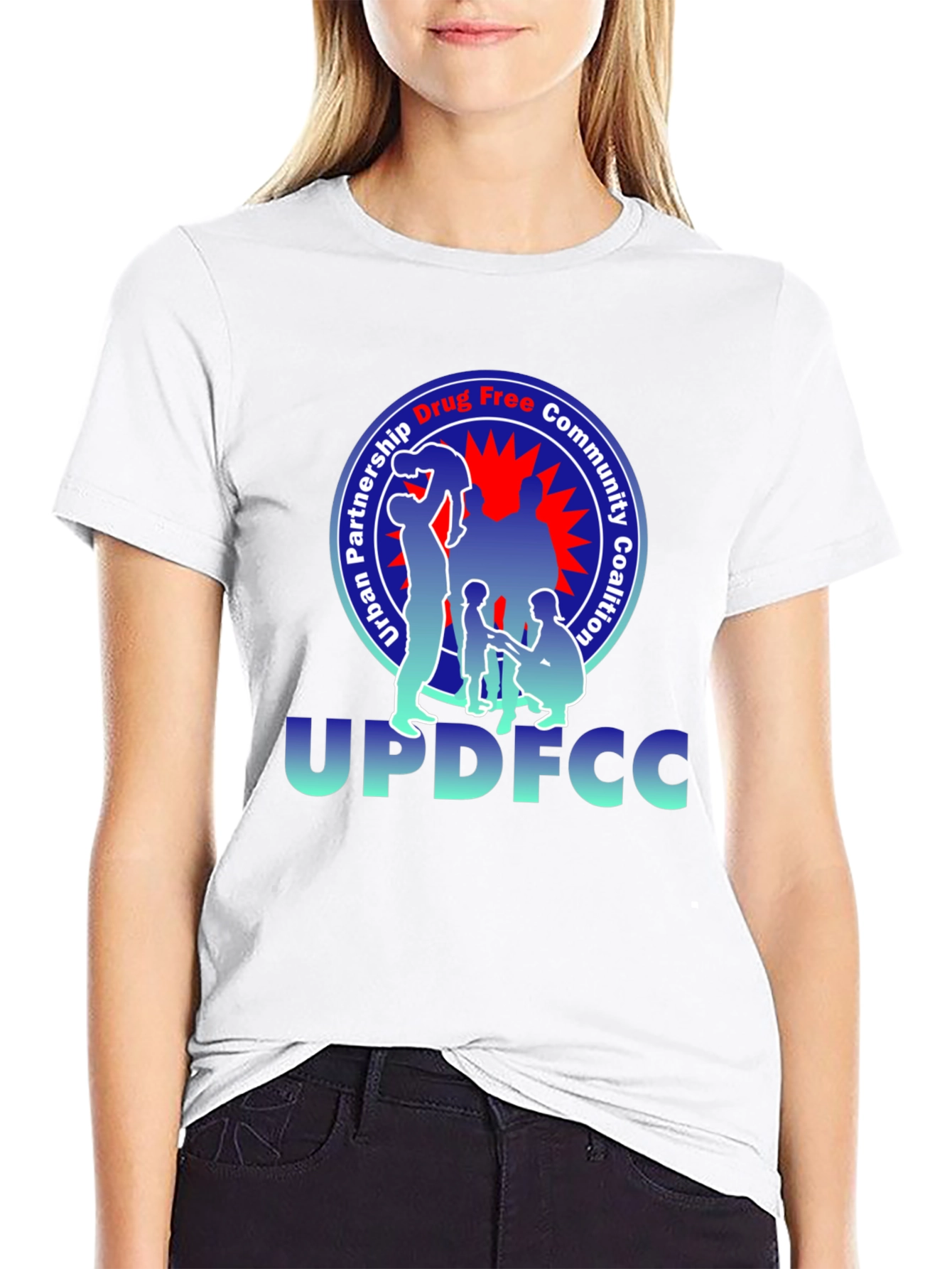 Black Urban Partnership Drug Free Community Coalition T-Shirt view 9