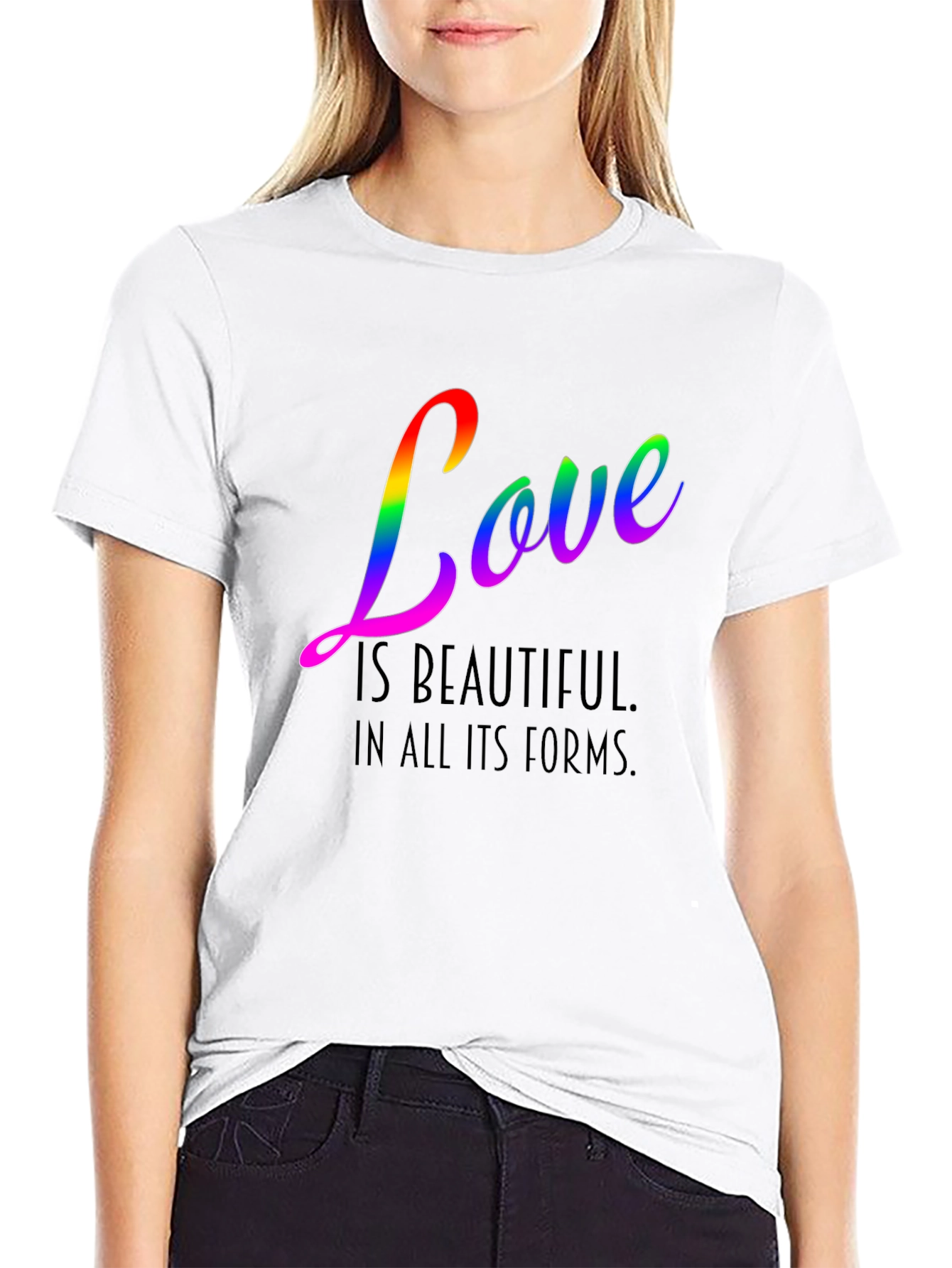 Black Love is Beautiful Pride T-Shirt view 9
