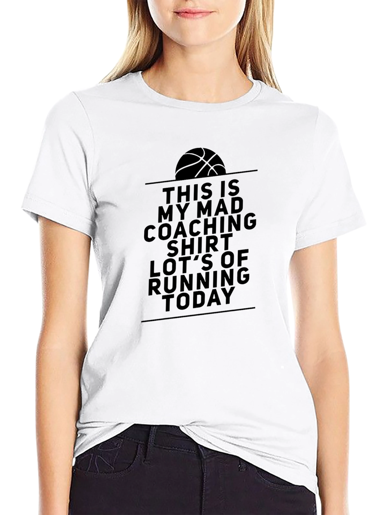Black Mad Coaching T-Shirt - Lots of Running Today view 9