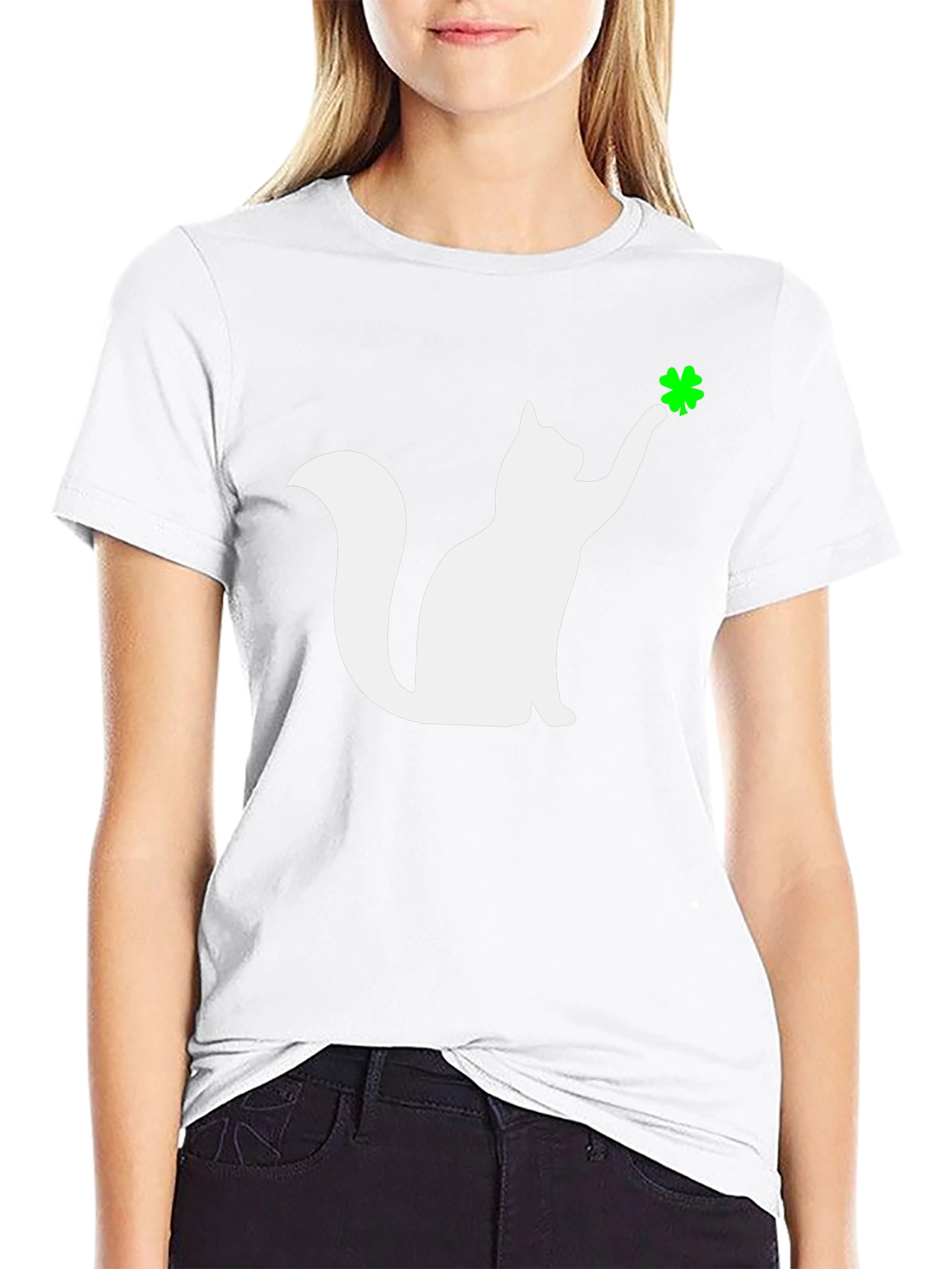 Lucky Cat Black T-Shirt - 9
