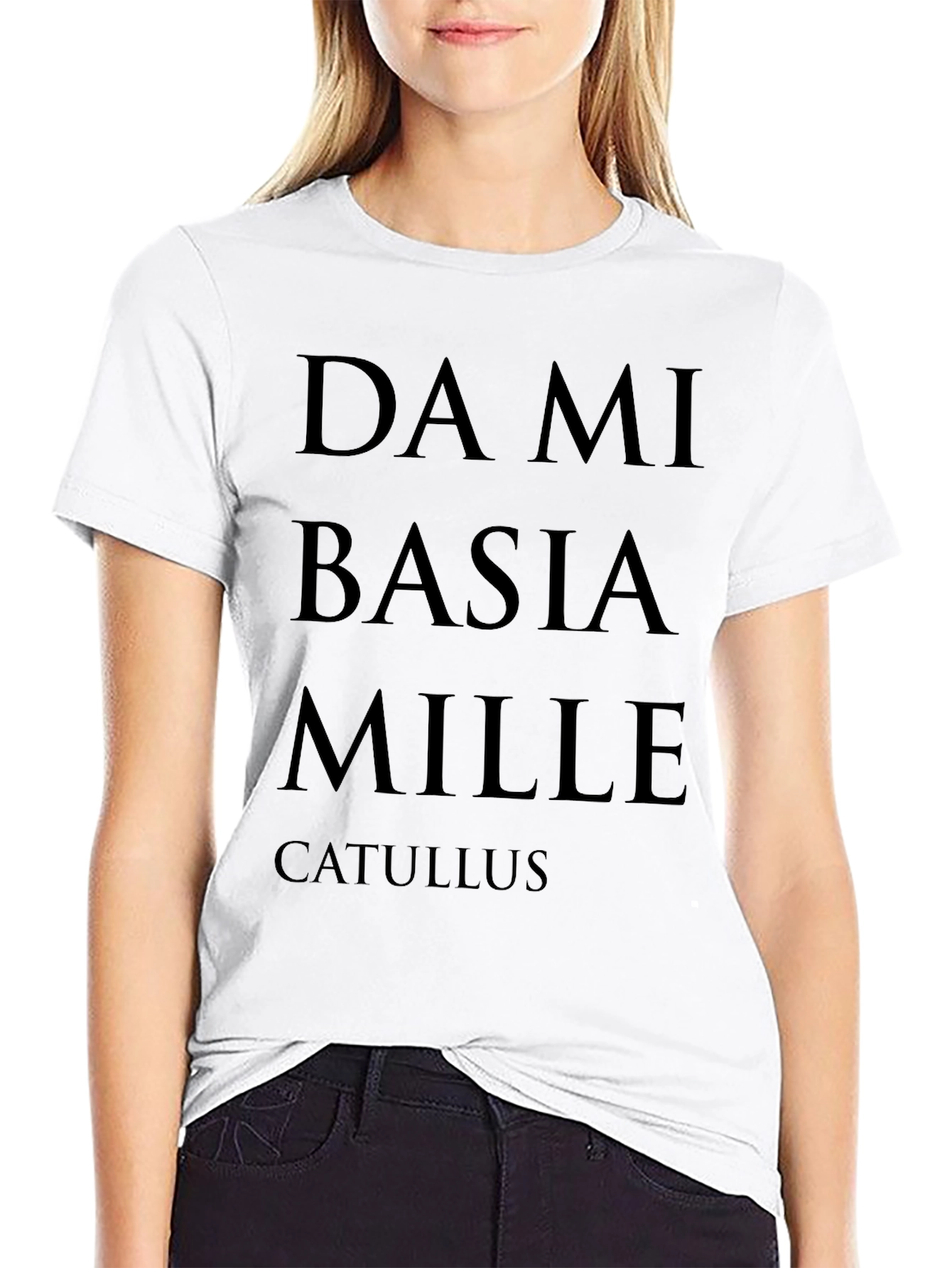 Black Da Mi Basia Mille Catullus Black T-Shirt view 9