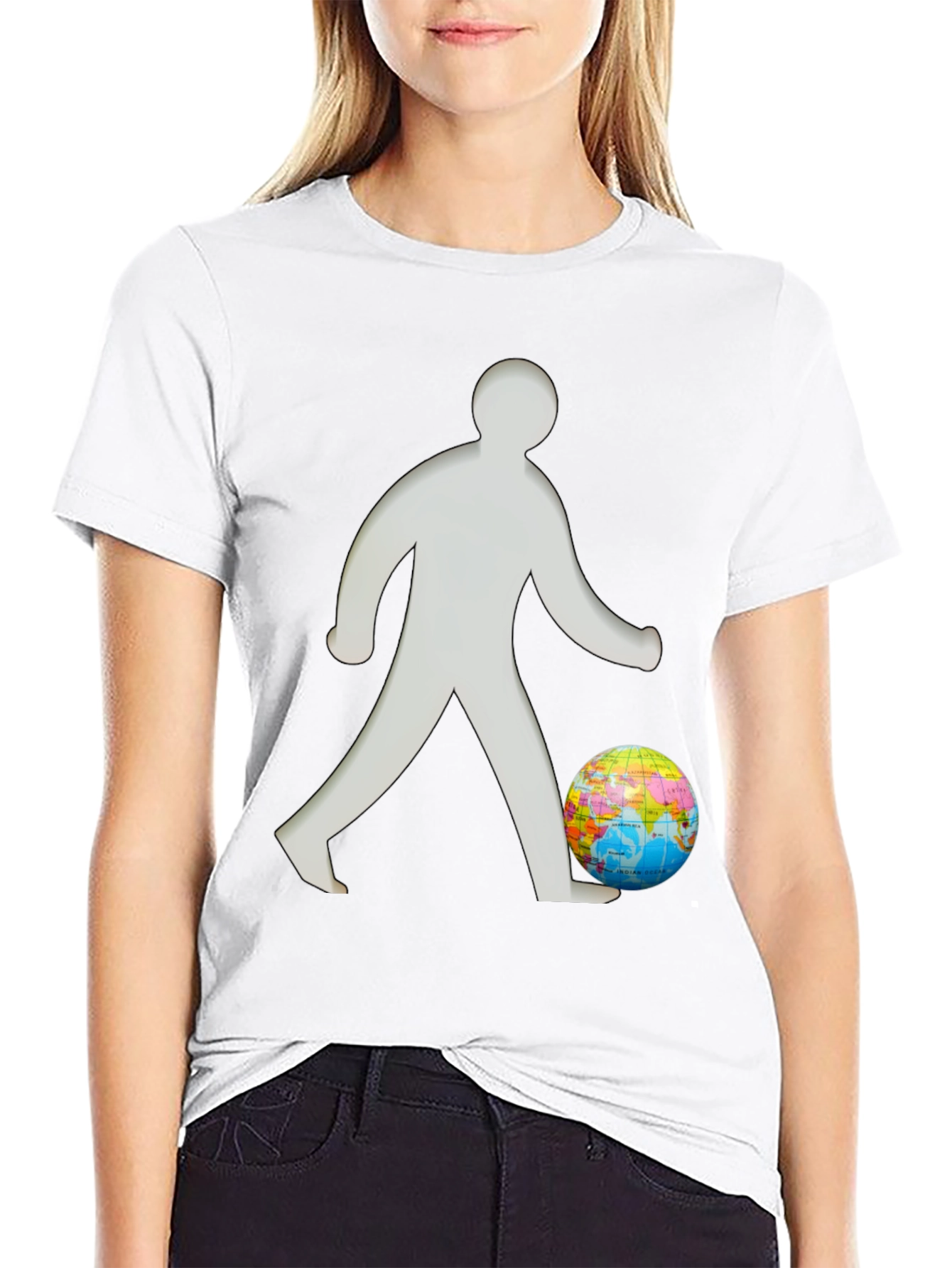 Black Global Citizen Tee - Earth Day Shirt view 9