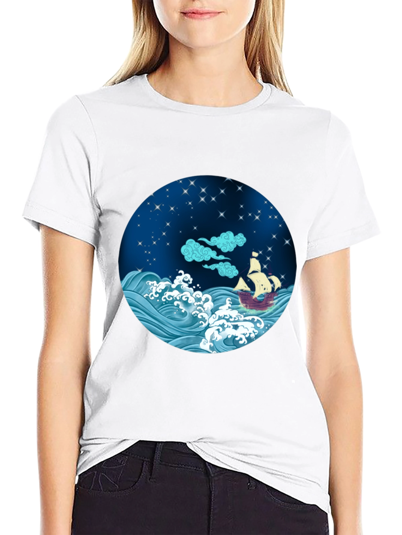 Nautical Night T-Shirt - Sea Adventure Tee - 9