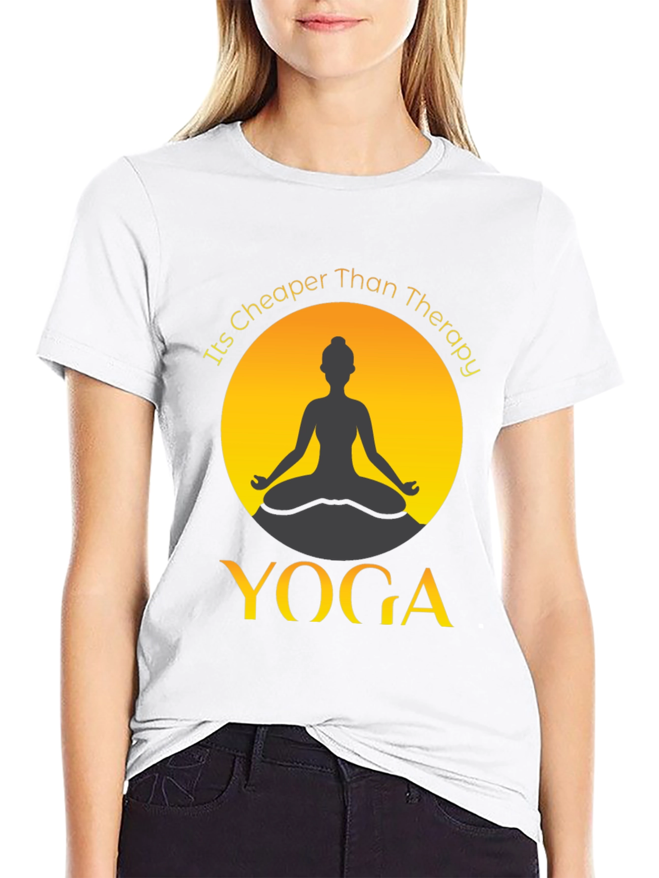 Yoga Cheaper Than Therapy T-Shirt - Relax & Save - 9