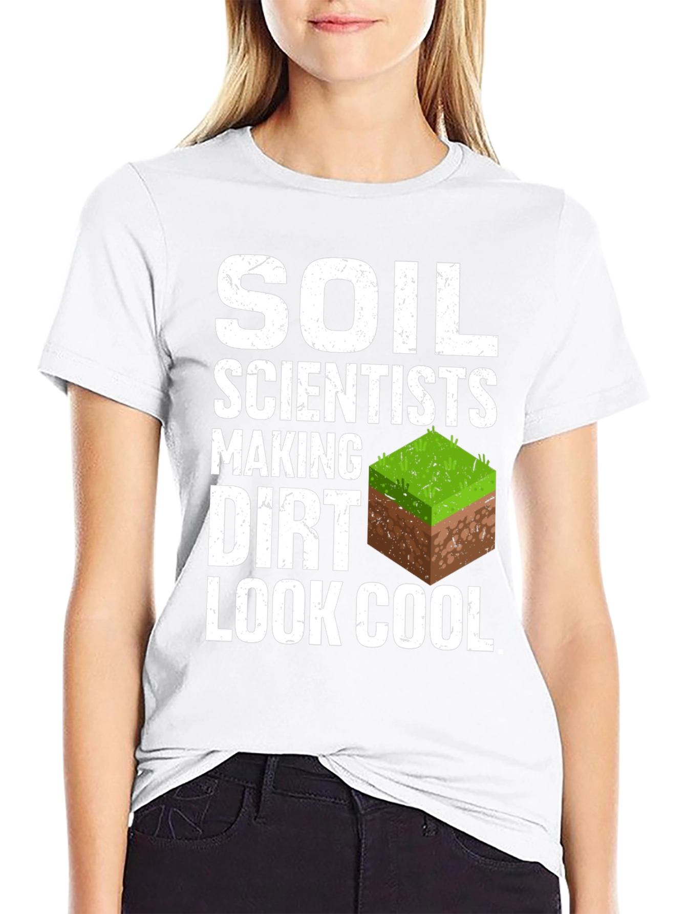 Black Soil Scientists Making Dirt Look Cool T-Shirt view 9