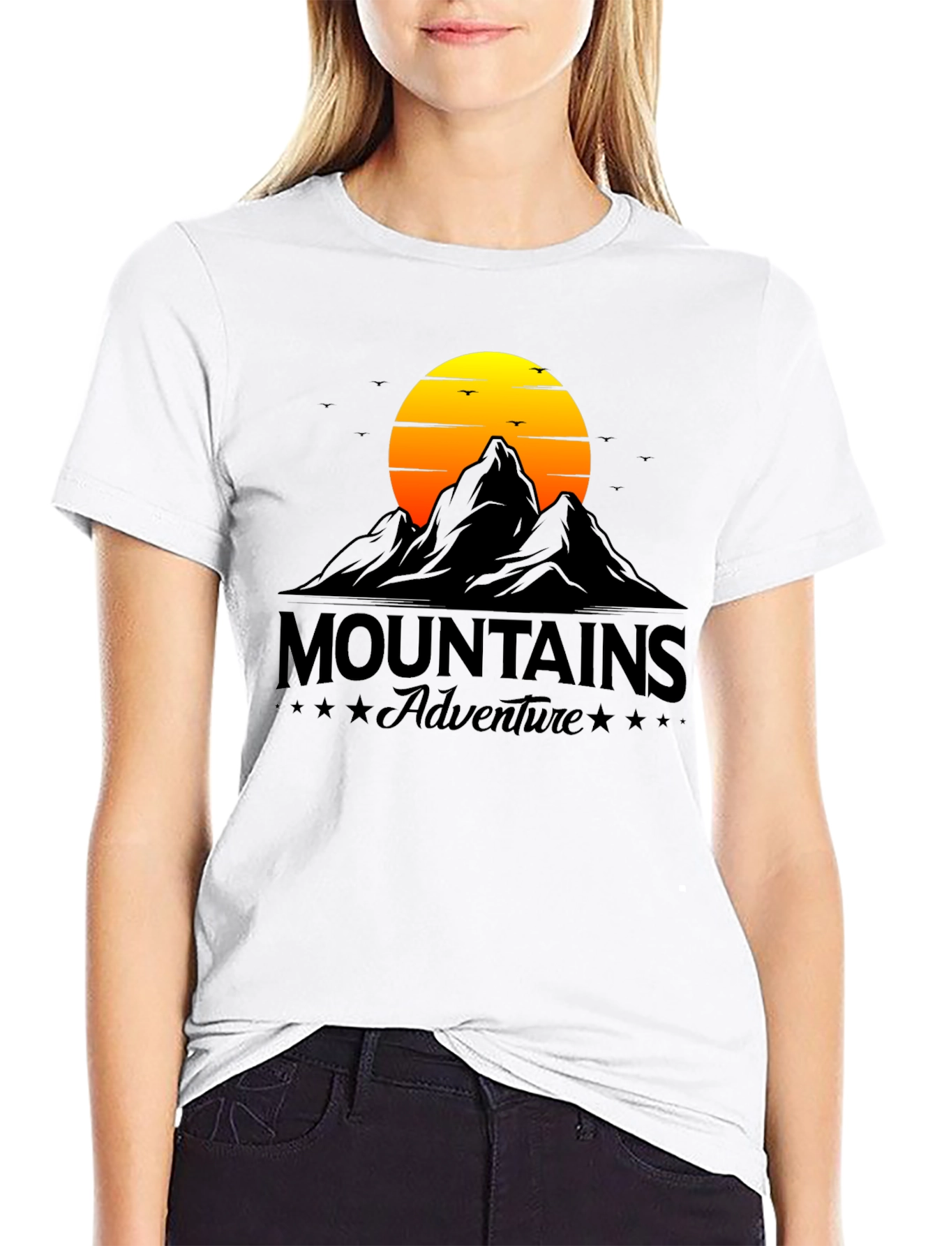 Black Mountains Adventure Graphic T-Shirt view 9