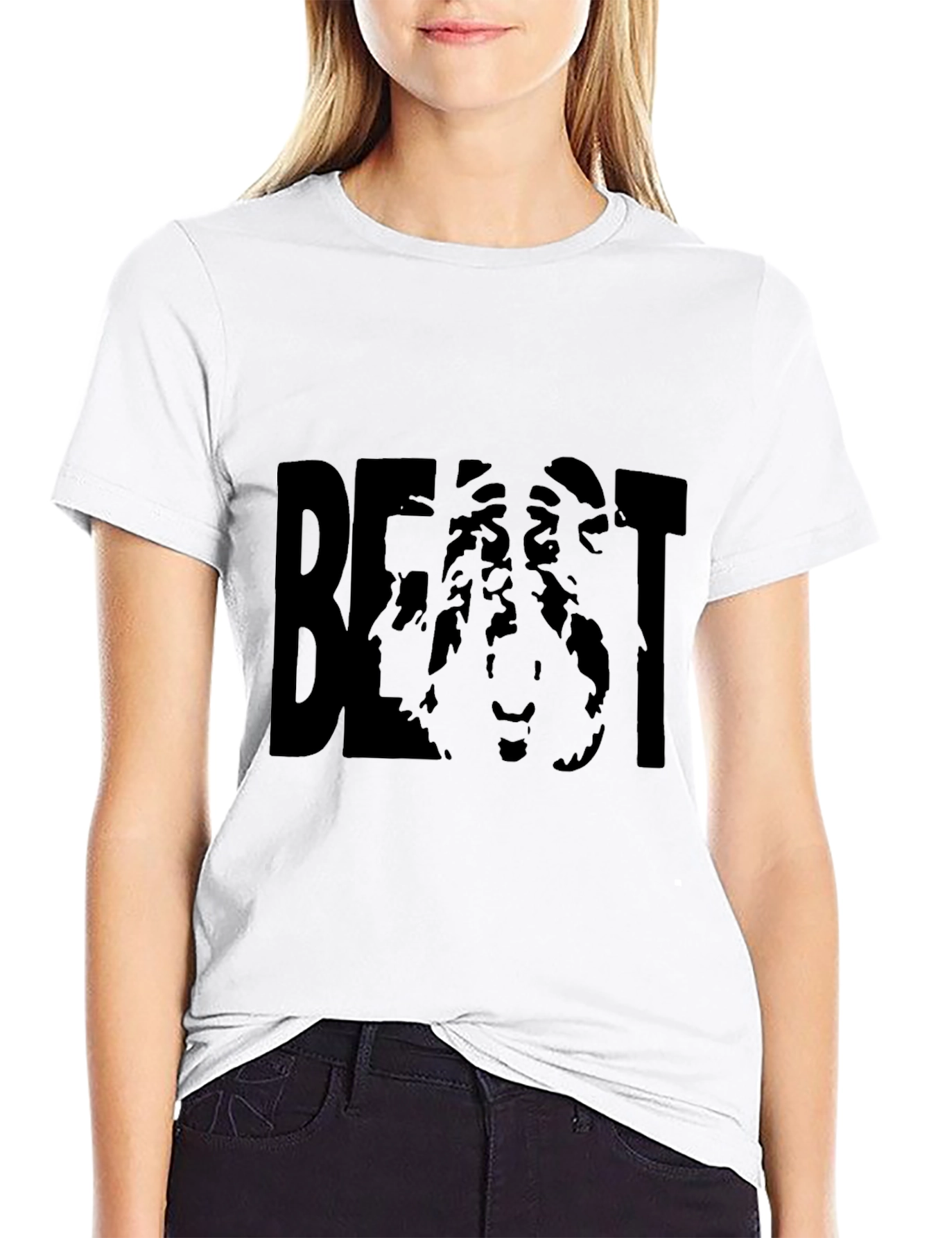 Black Beast Graphic T-Shirt - Bold Statement Tee view 9