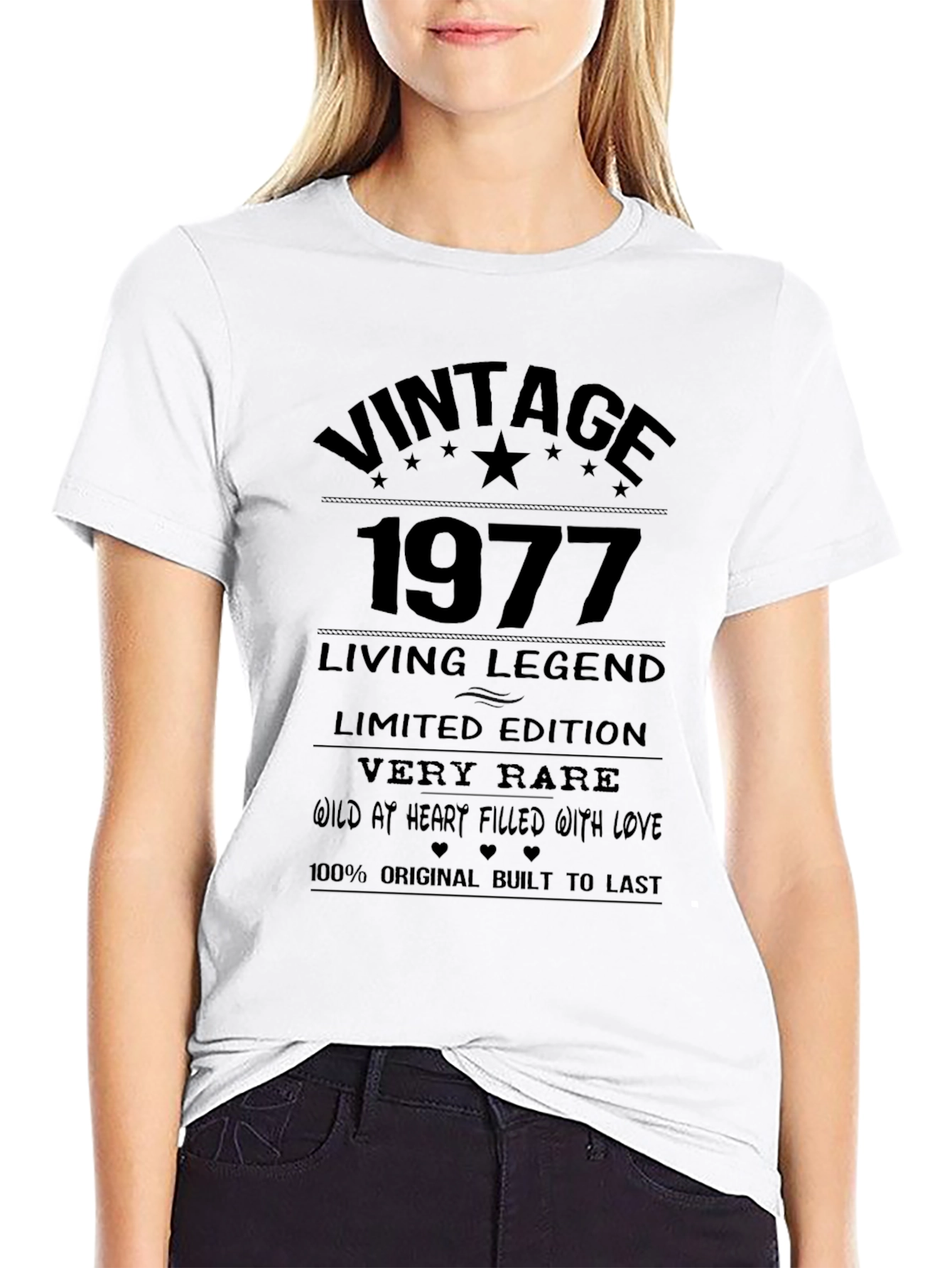 Black Vintage 1977 Living Legend Black T-Shirt view 9