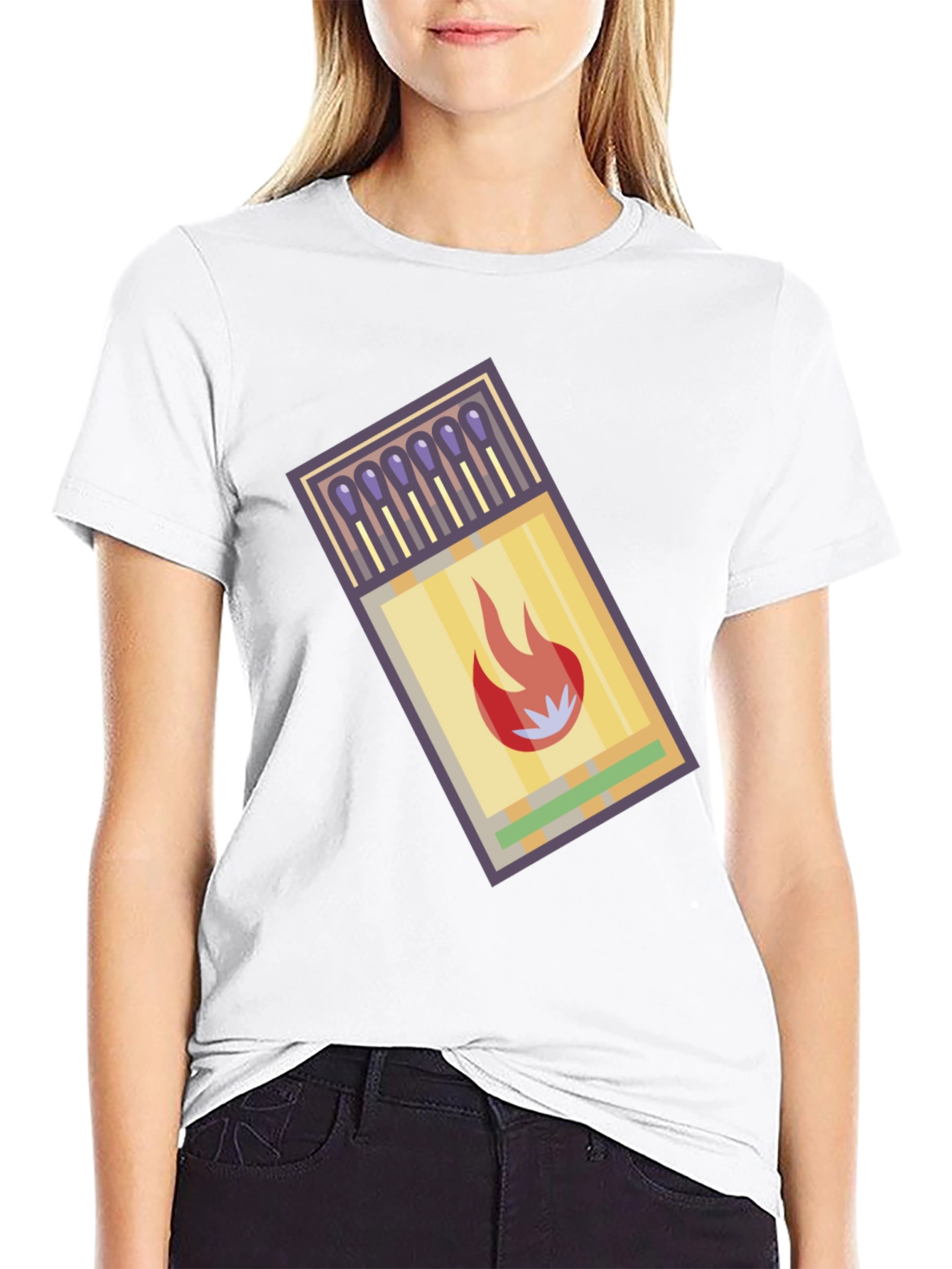 Black Matchbox Graphic T-Shirt - Ignite Your Style view 9