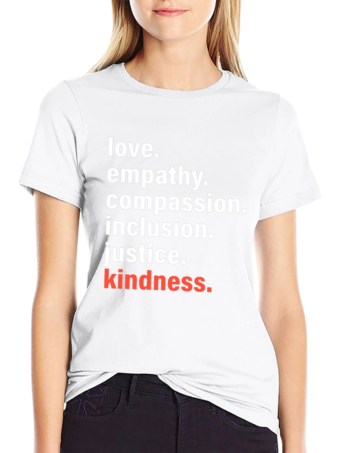 Black Love, Empathy, Compassion T-Shirt - Kindness Matters view 9