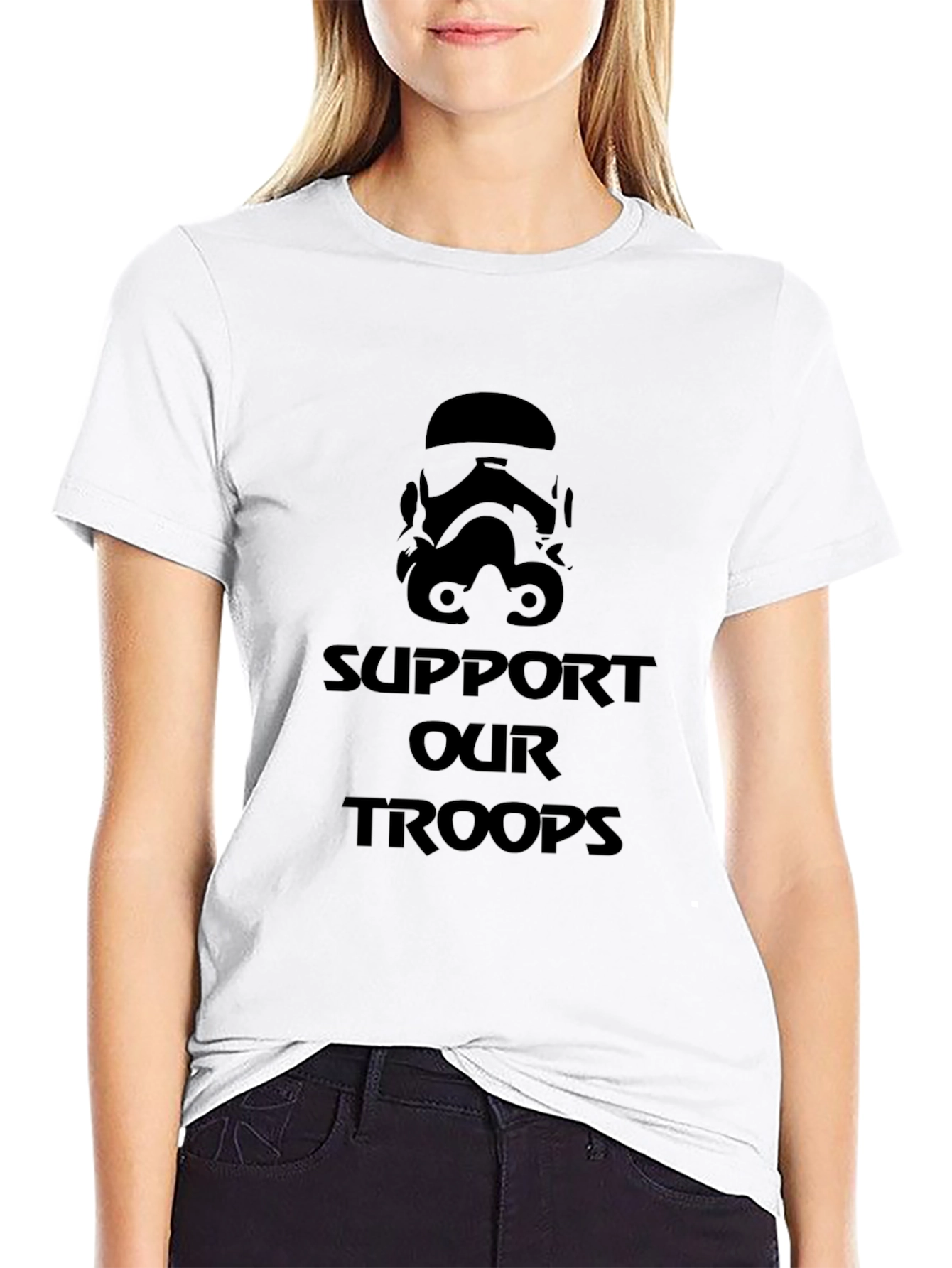 Black Stormtrooper Support T-Shirt view 9