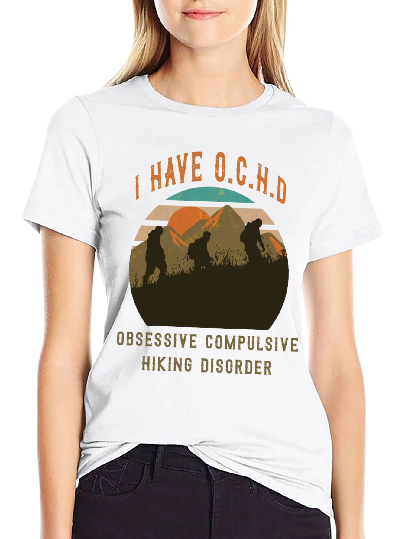 O.C.H.D Hiking T-Shirt - Obsessive Hiking Disorder Tee - 9