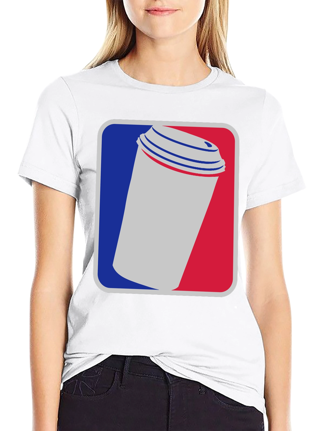 Black Coffee Cup Graphic Tee - Black Cotton T-Shirt view 9