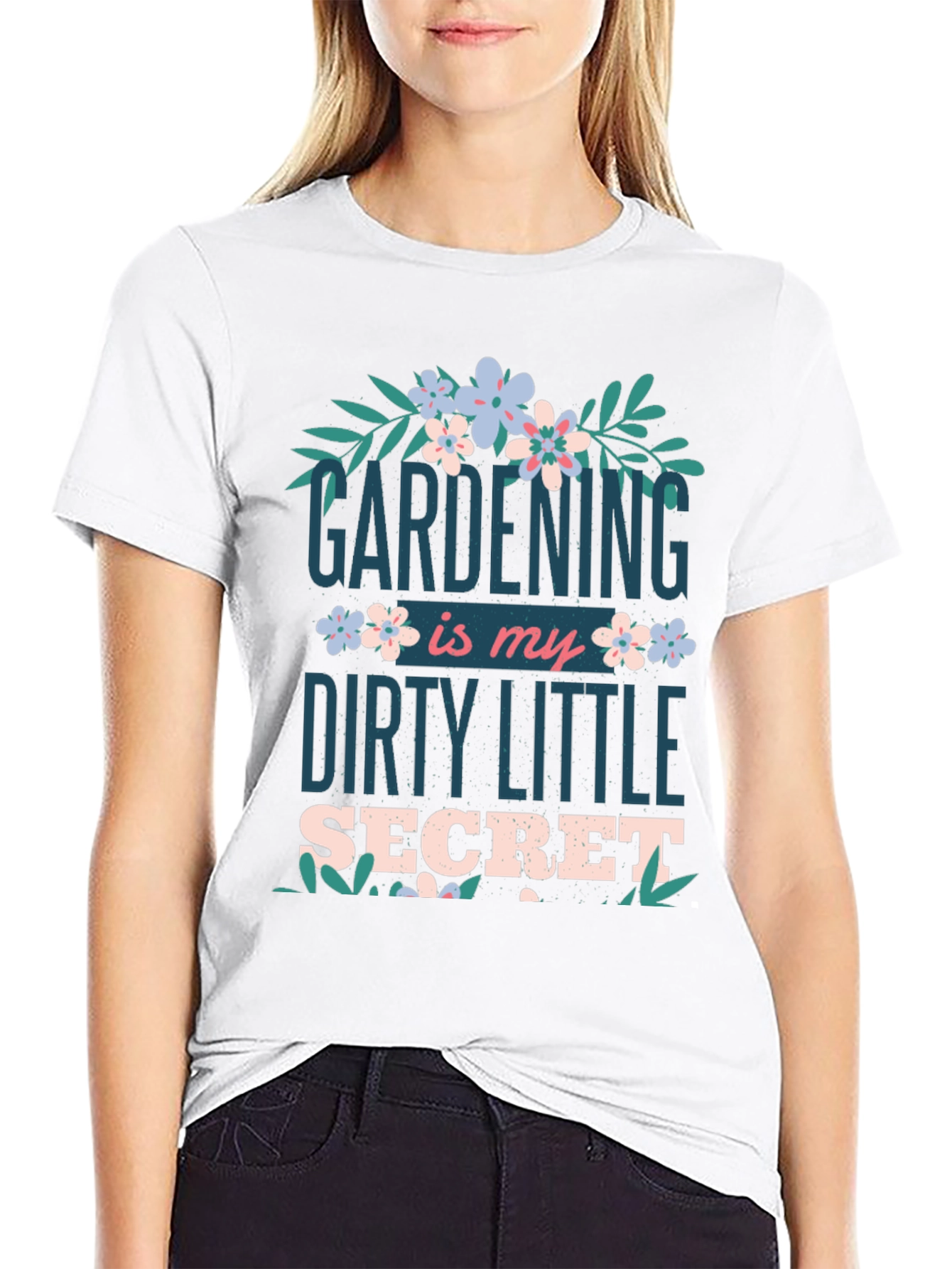 Black Gardening Secret Graphic Tee - Unisex Fit view 9