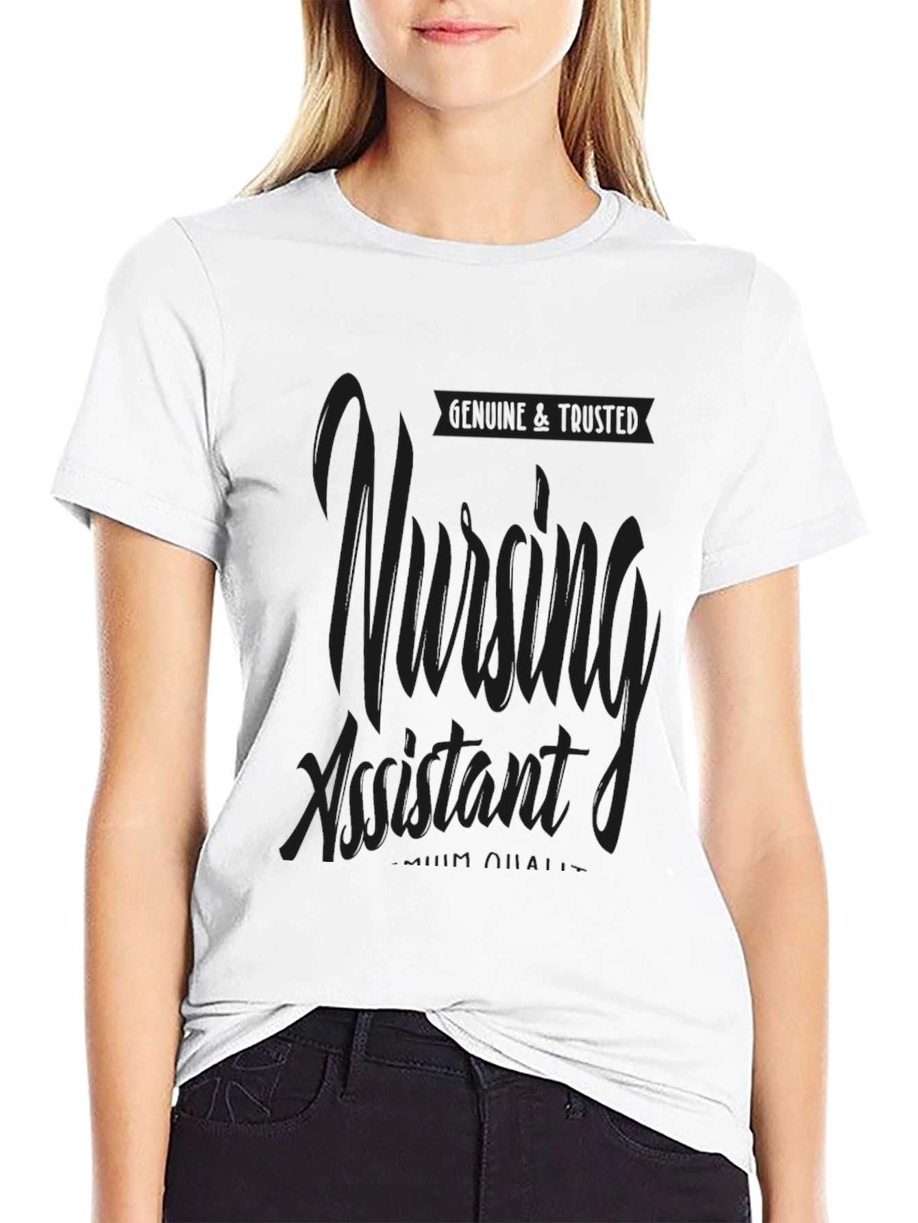 Black Nursing Assistant T-Shirt - Genuine & Trusted Quality Design view 9