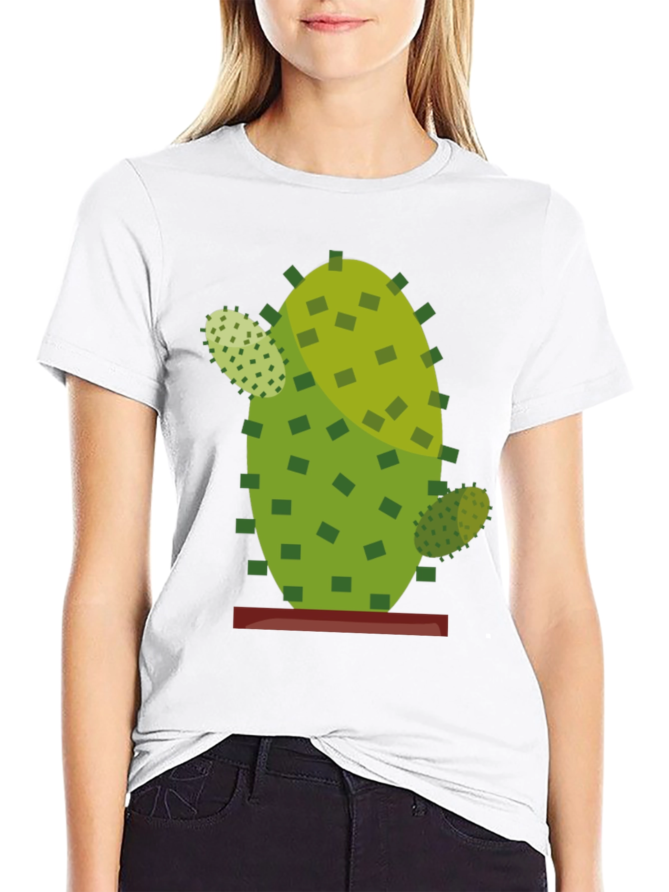 Black Cactus Graphic T-Shirt view 9