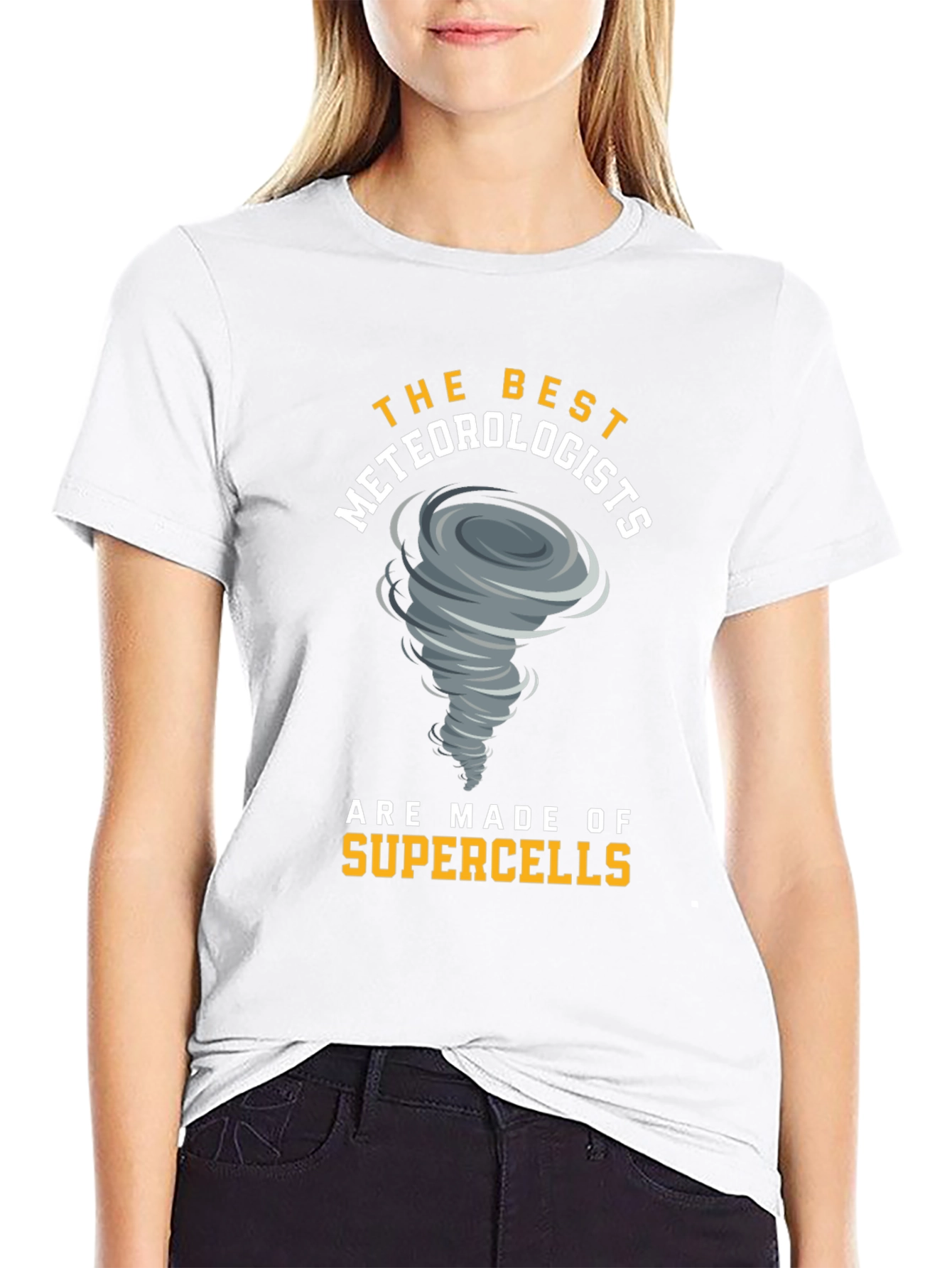 Black Meteorologist Supercell T-Shirt view 9