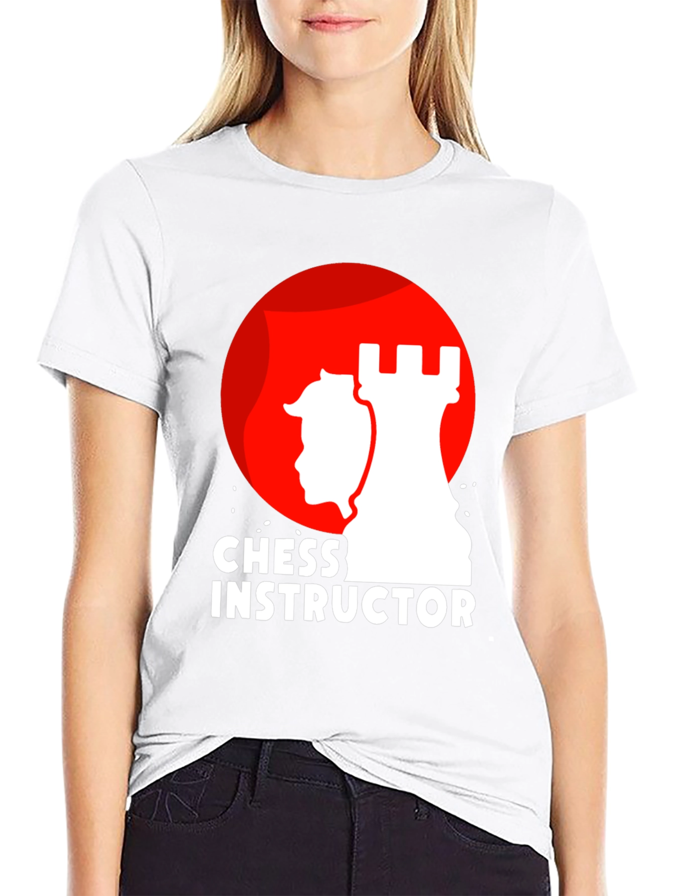 Black Chess Instructor Graphic T-Shirt - Black view 9