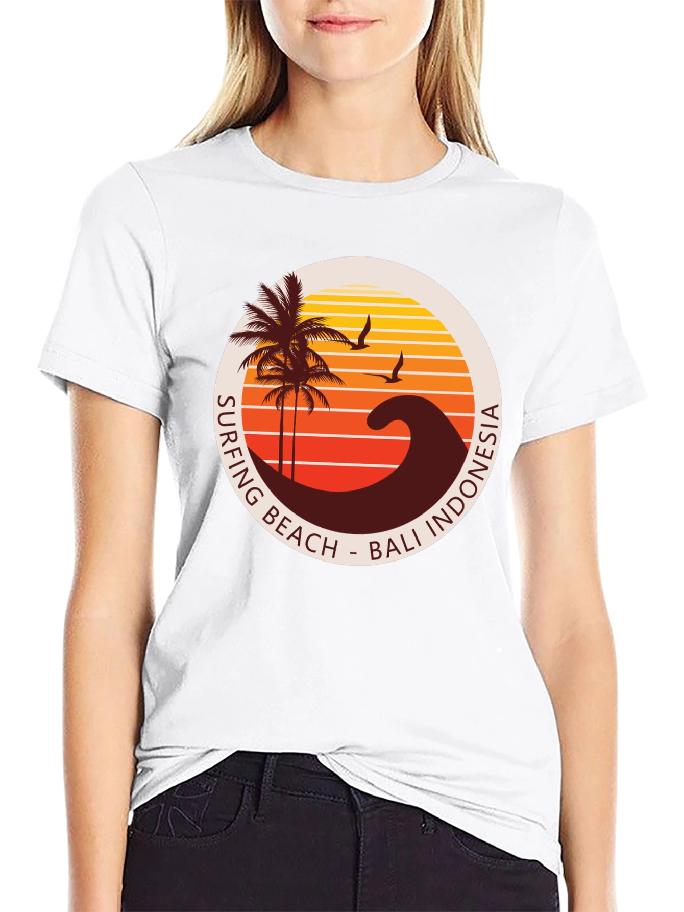 Bali Surfing Beach T-Shirt - 9