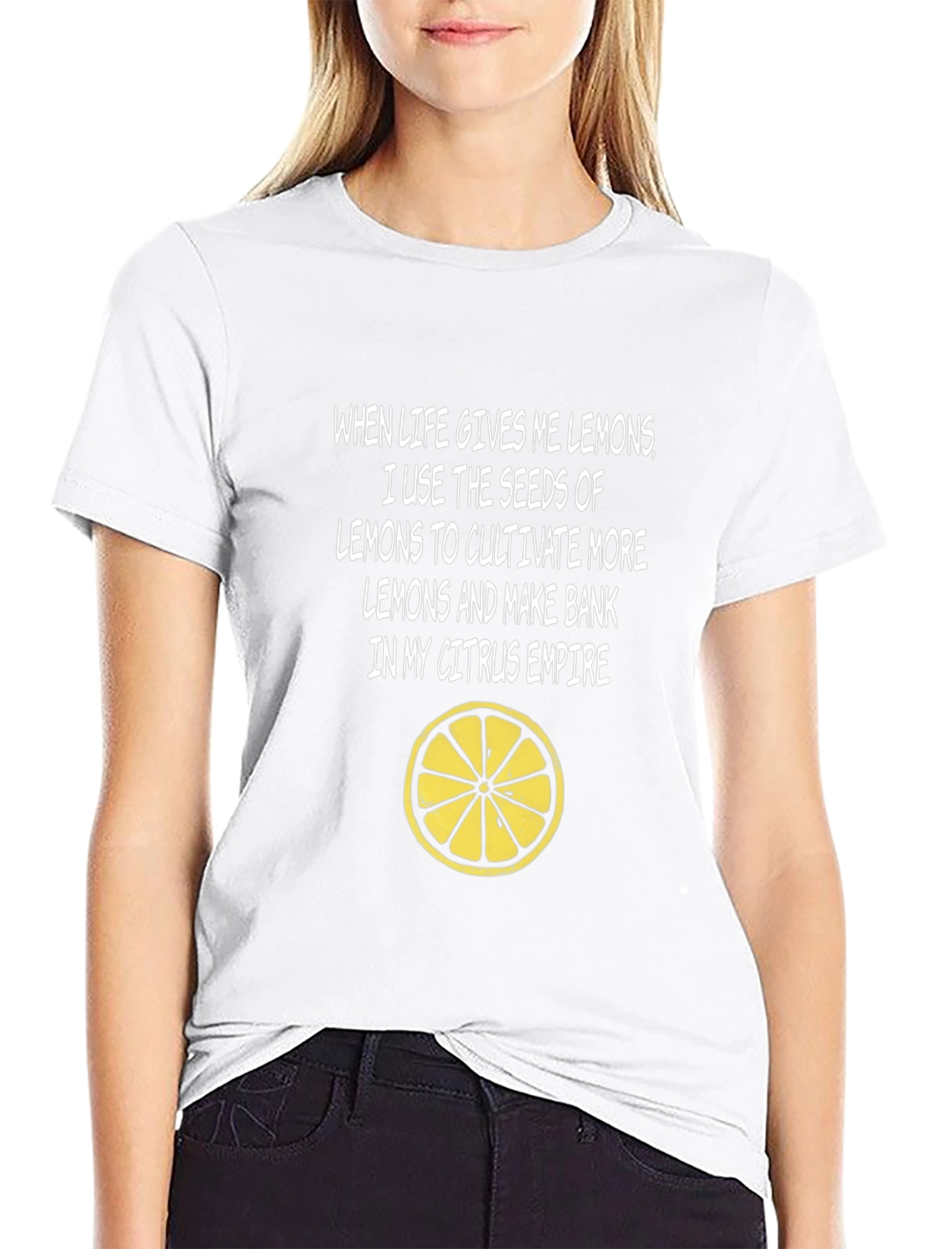 Black Citrus Empire T-Shirt - When Life Gives You Lemons! view 9