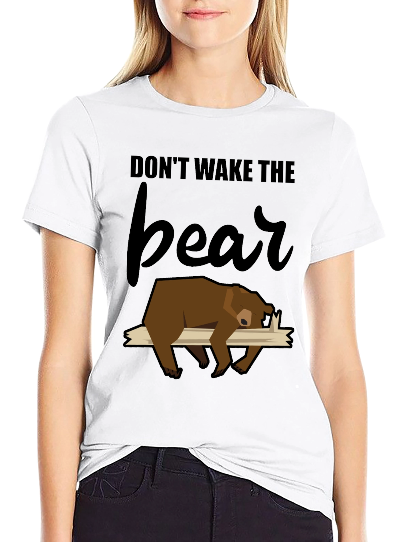 Black Don't Wake the Bear T-Shirt view 9