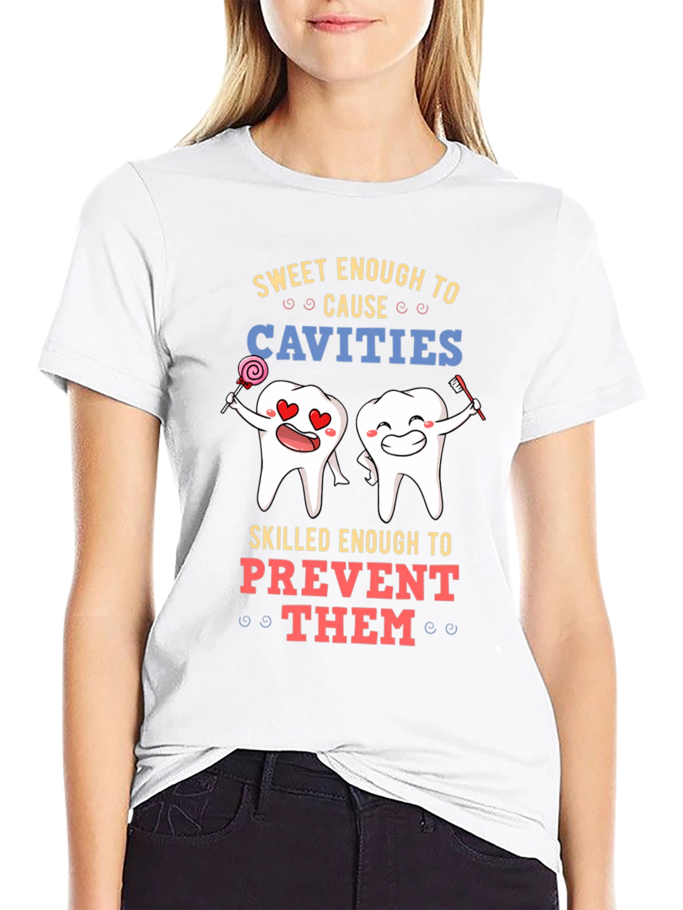 Black Sweet Enough to Cause Cavities T-Shirt view 9