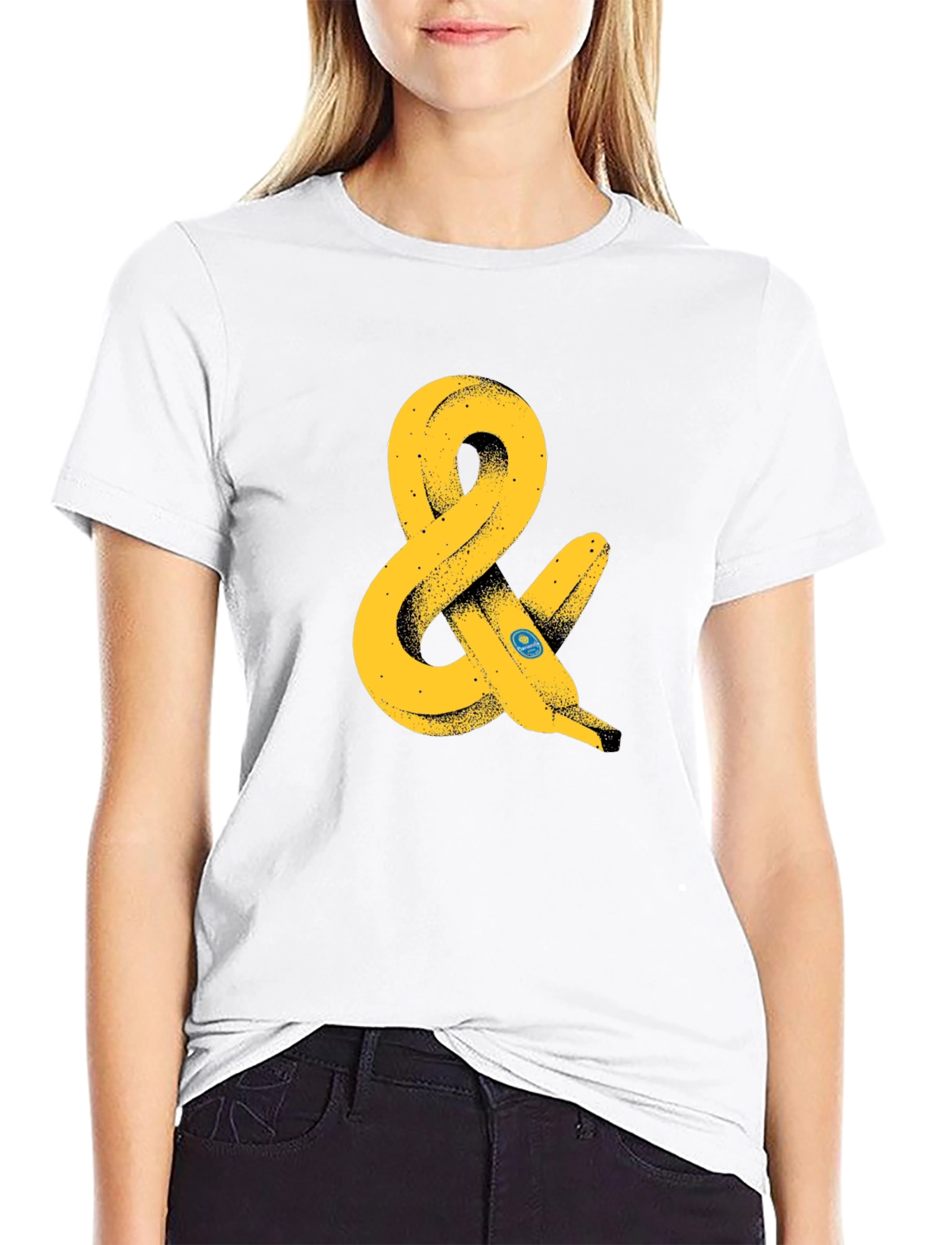 Black Banana Ampersand Graphic T-Shirt - Black view 9