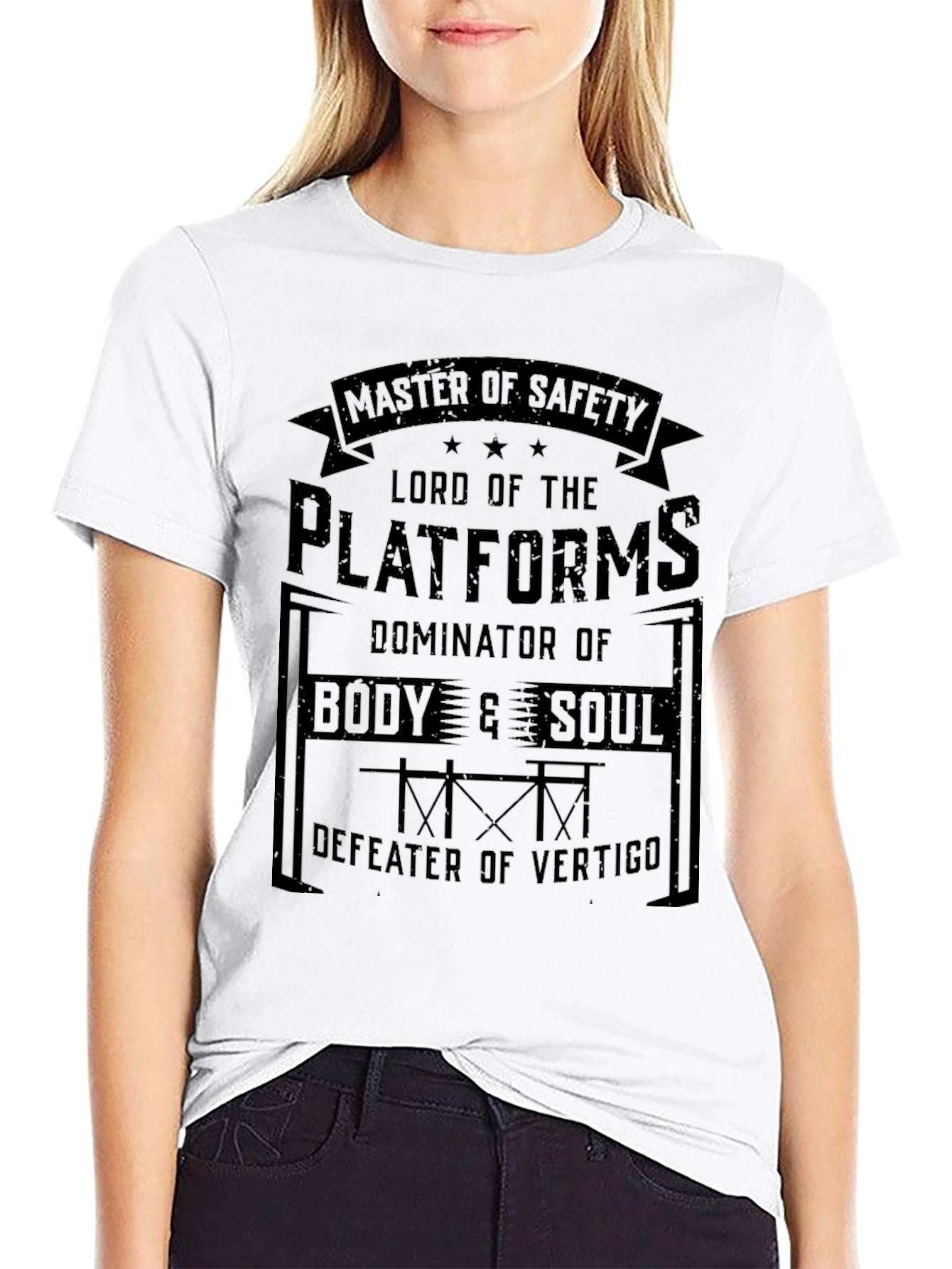 Black Master of Safety Tee: Platforms, Body & Soul view 9