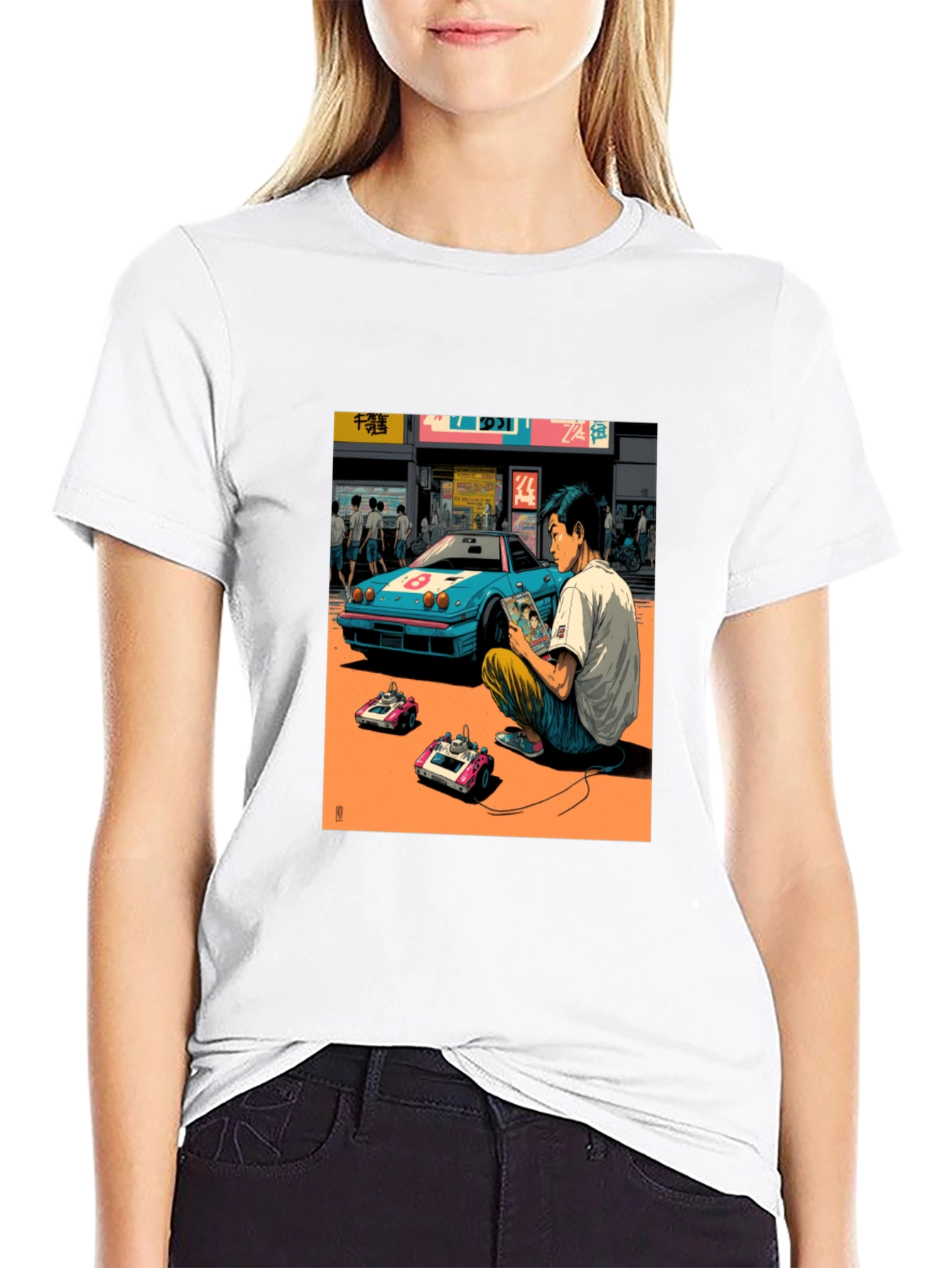 Black Retro Gaming T-Shirt view 9