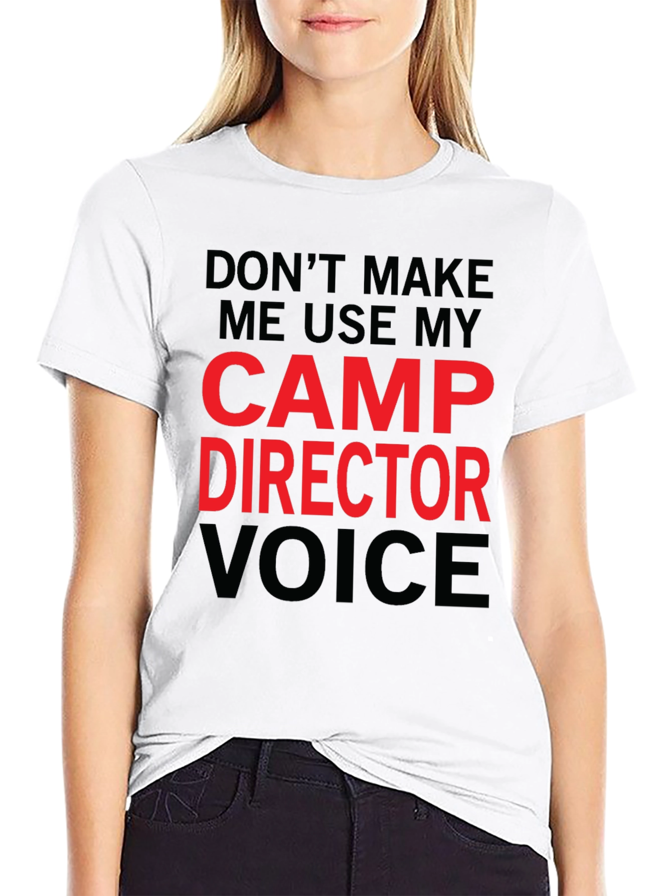 Black Camp Director T-Shirt - Funny Camping Gift view 9